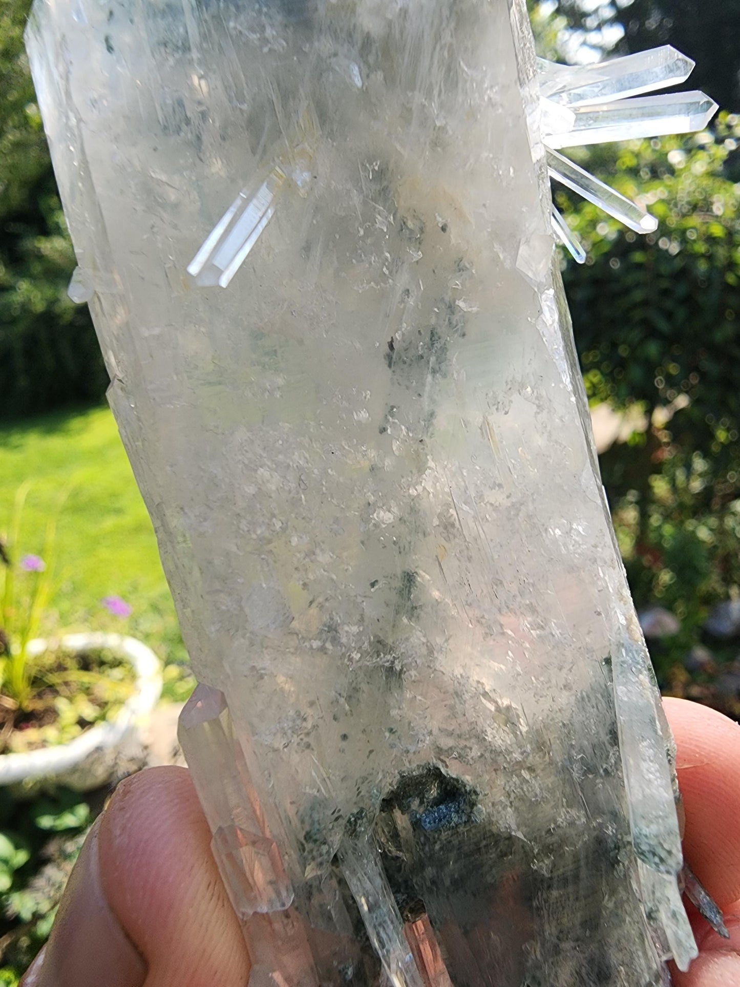 Quartz with Chlorite from Santander, Colombia