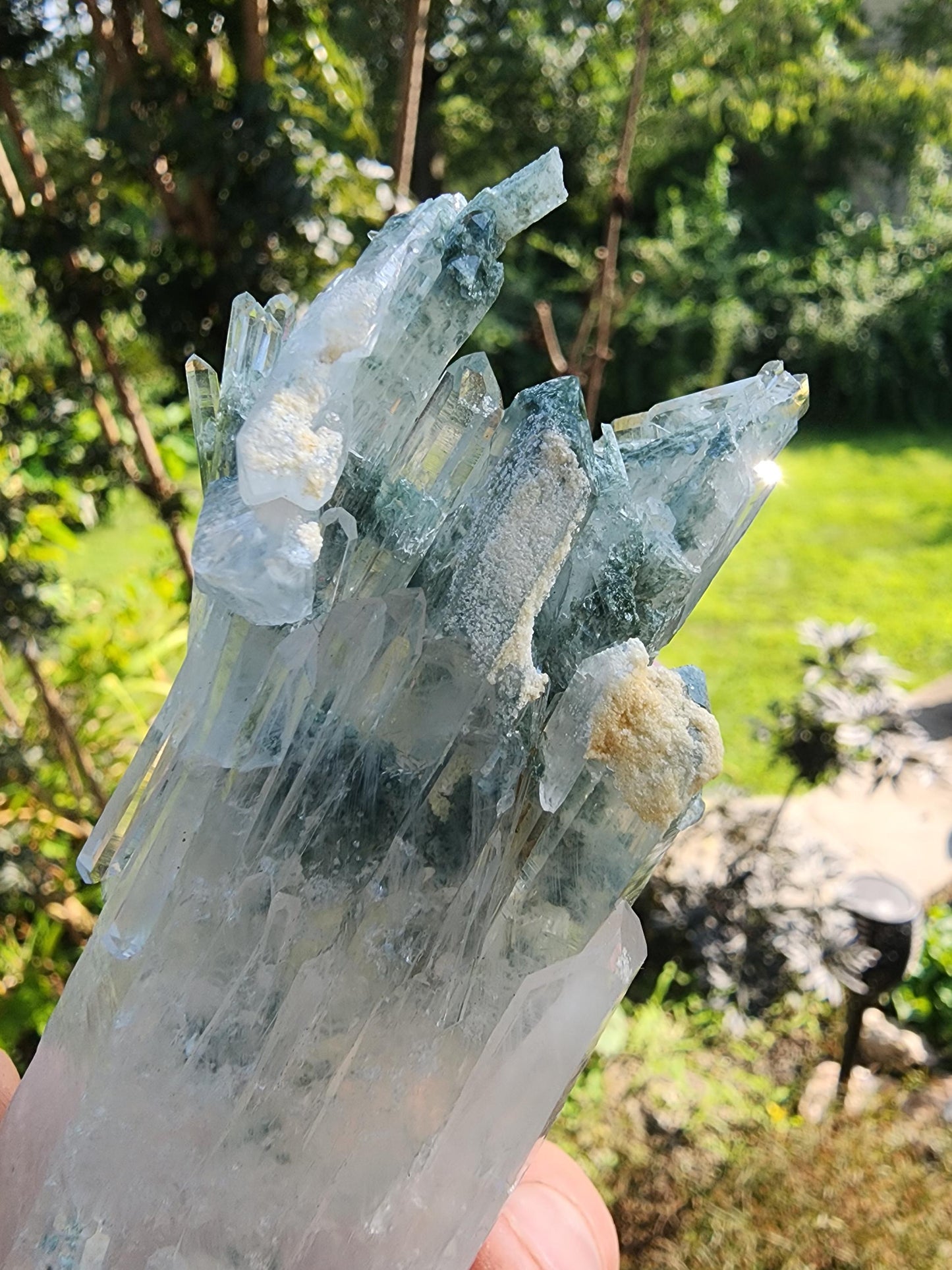 Quartz with Chlorite from Santander, Colombia