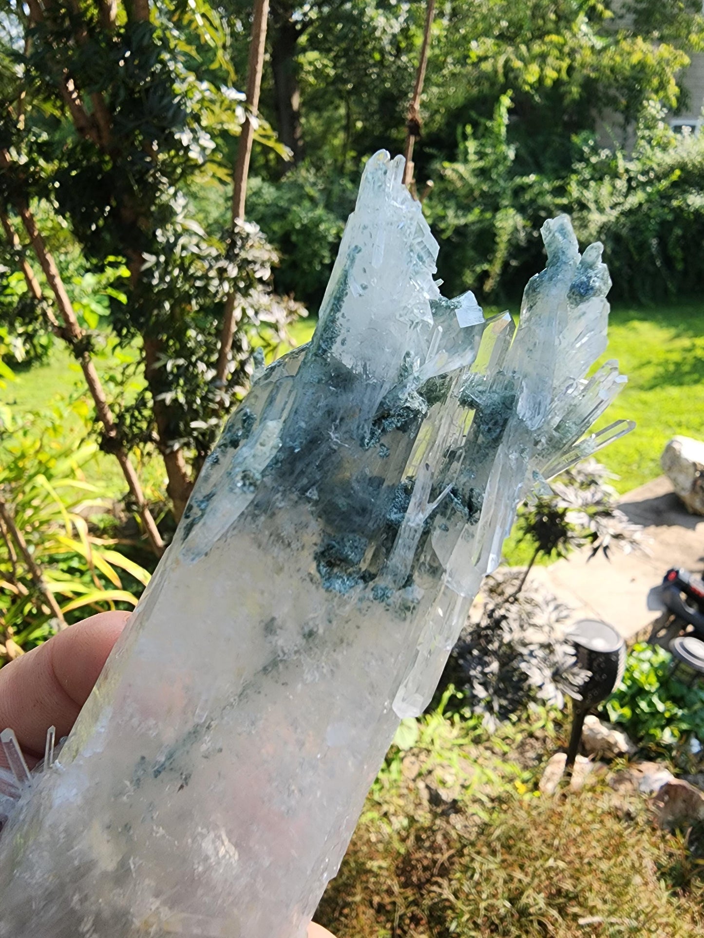 Quartz with Chlorite from Santander, Colombia