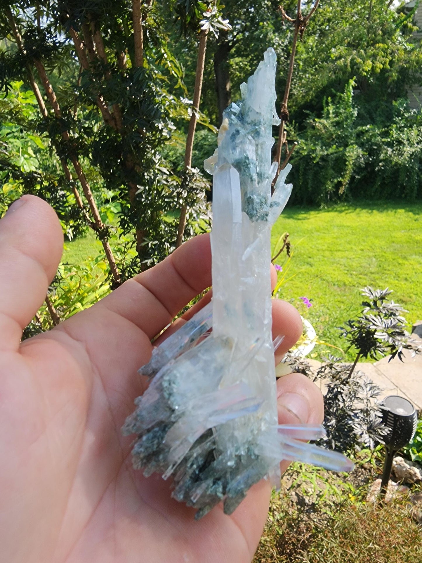 Quartz with Chlorite from Santander, Colombia