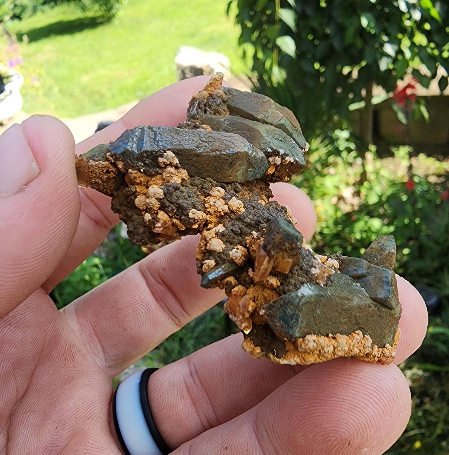 Prase Quartz from Potosi Mine, Chihuahua, Mexico