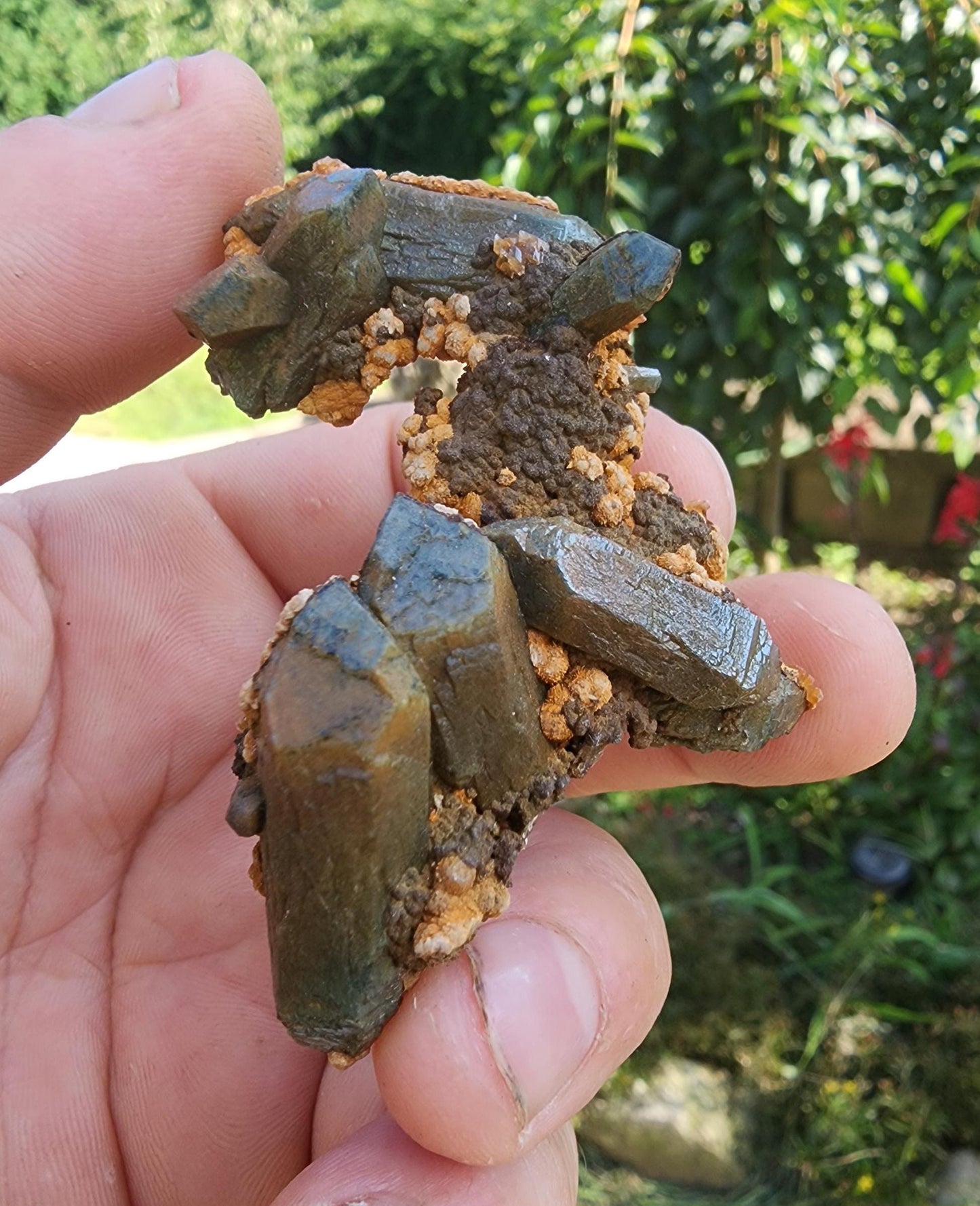 Prase Quartz from Potosi Mine, Chihuahua, Mexico