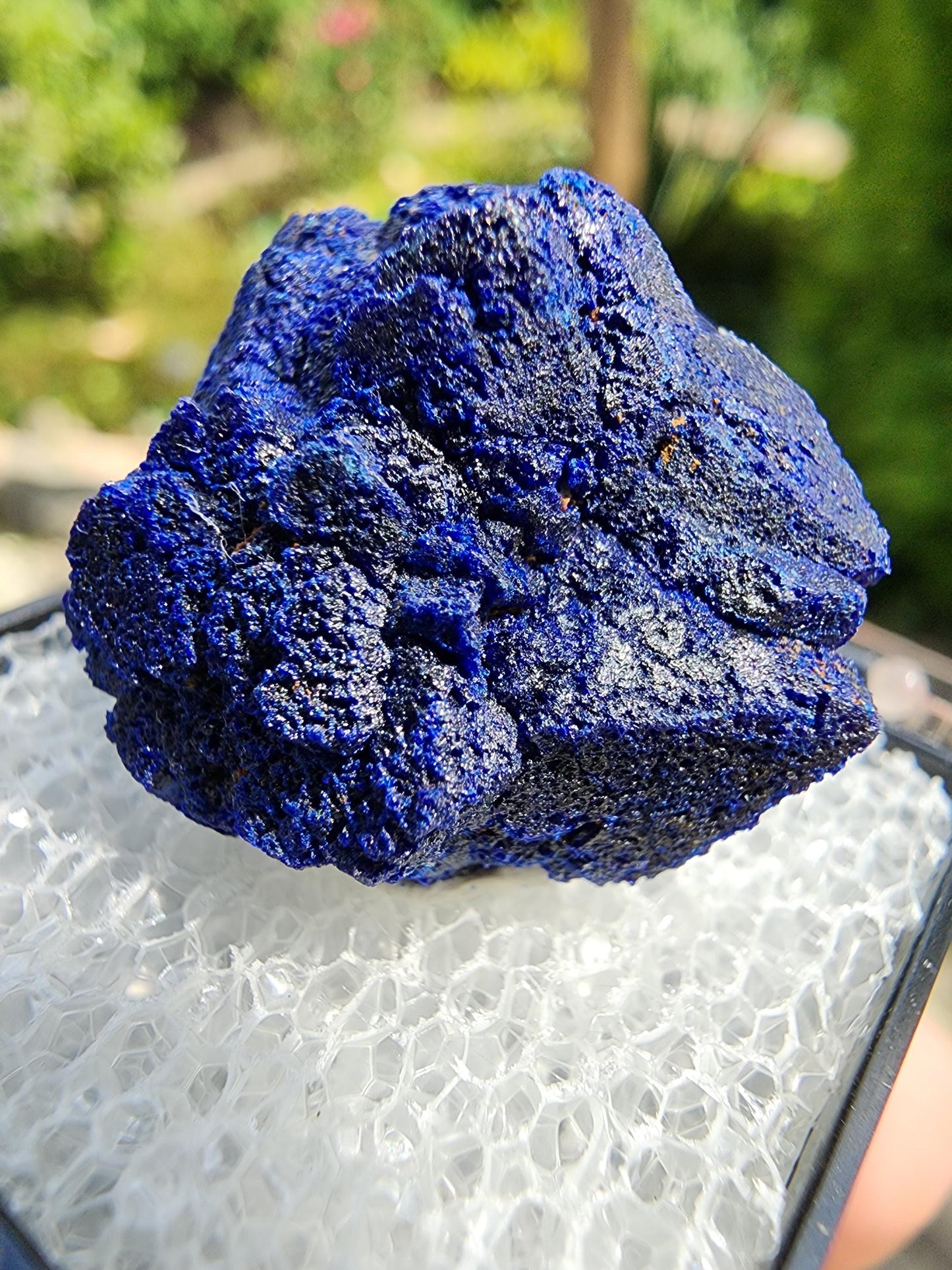 Azurite Rosette from Morenci, Arizona