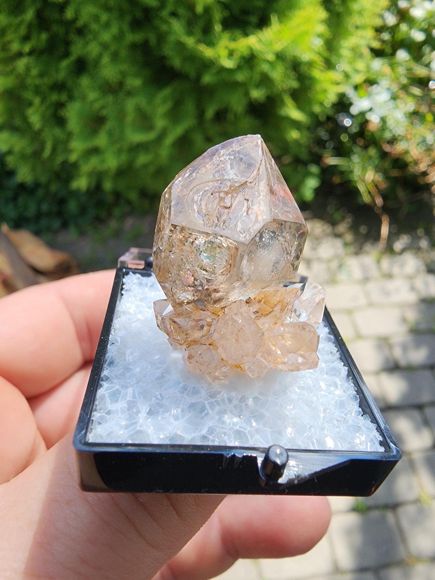 Quartz Crystal Cluster from Erongo, Namibia