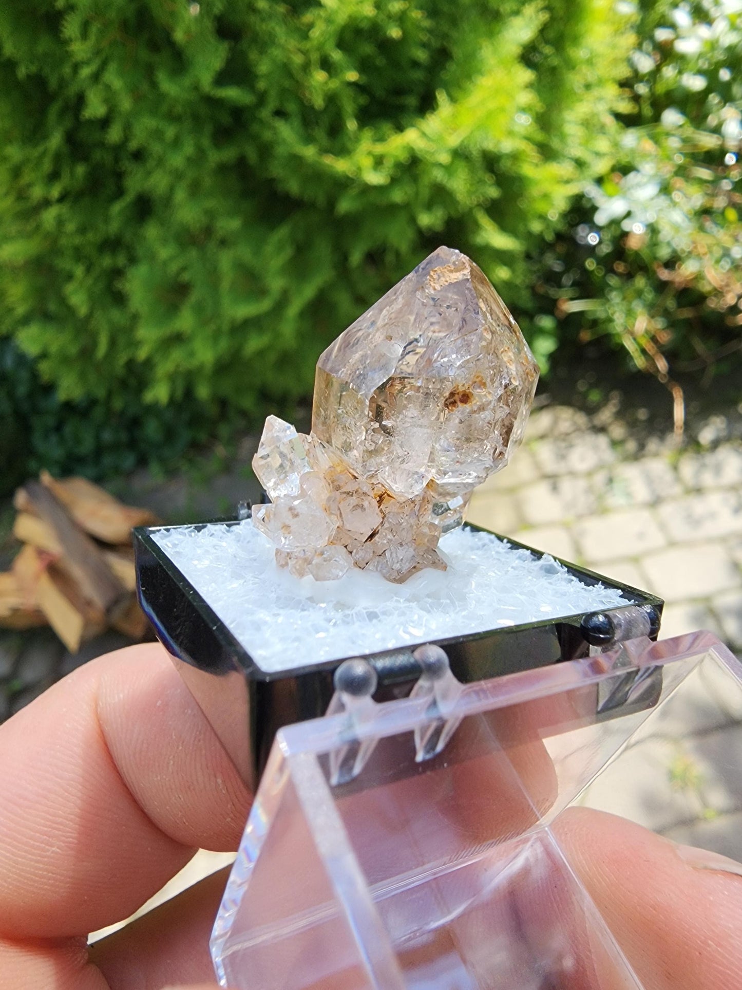 Quartz Crystal Cluster from Erongo, Namibia