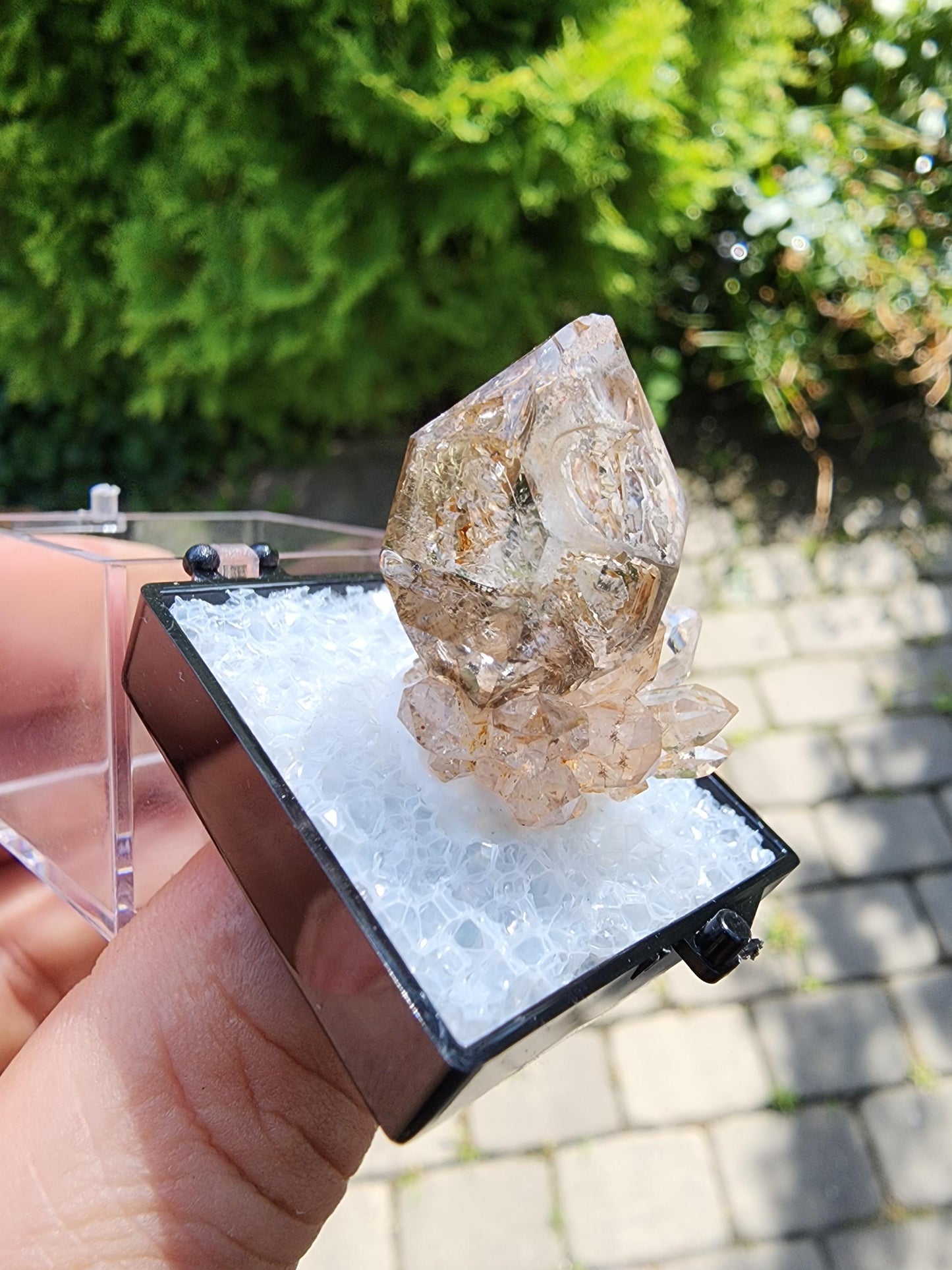 Quartz Crystal Cluster from Erongo, Namibia