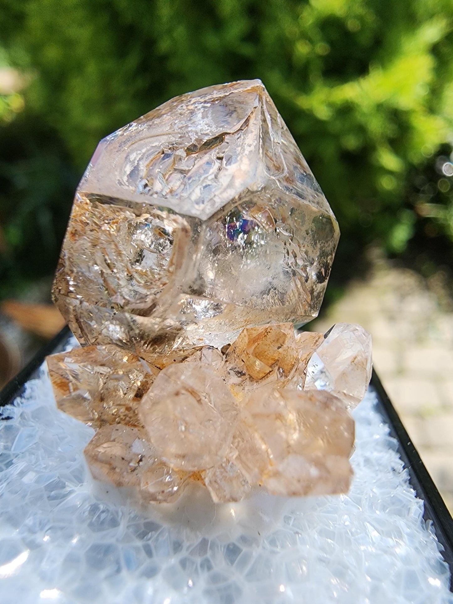 Quartz Crystal Cluster from Erongo, Namibia