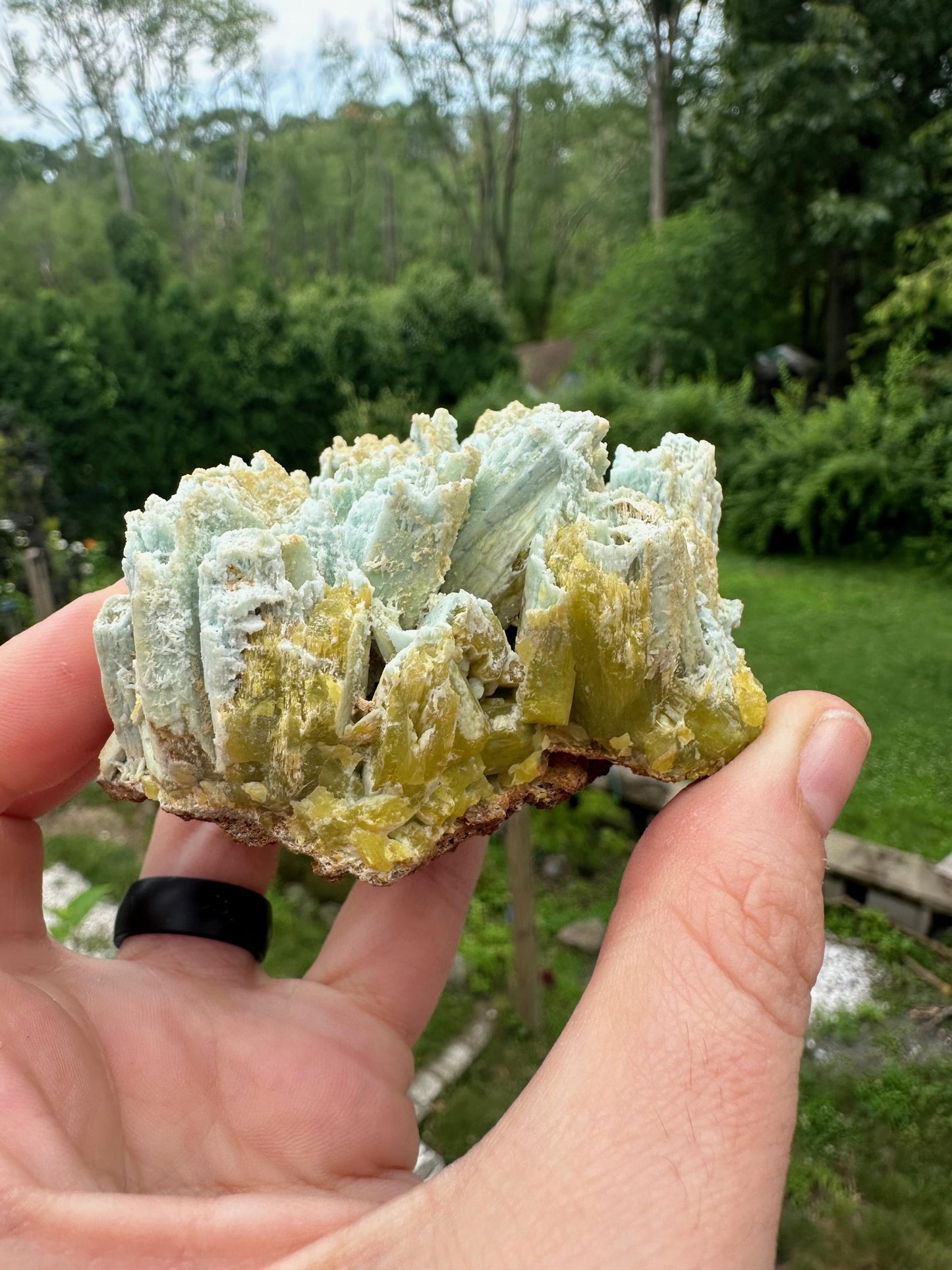 Plumbogummite Pseudomorph after Pyromorphite from China