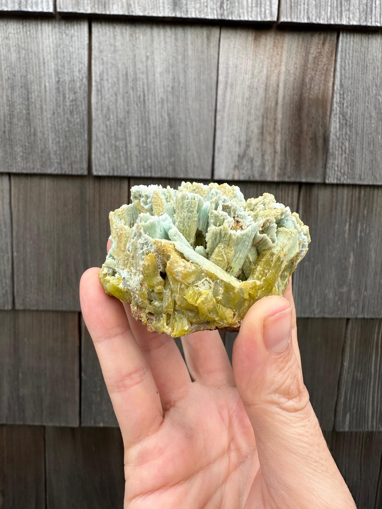 Plumbogummite Pseudomorph after Pyromorphite from China