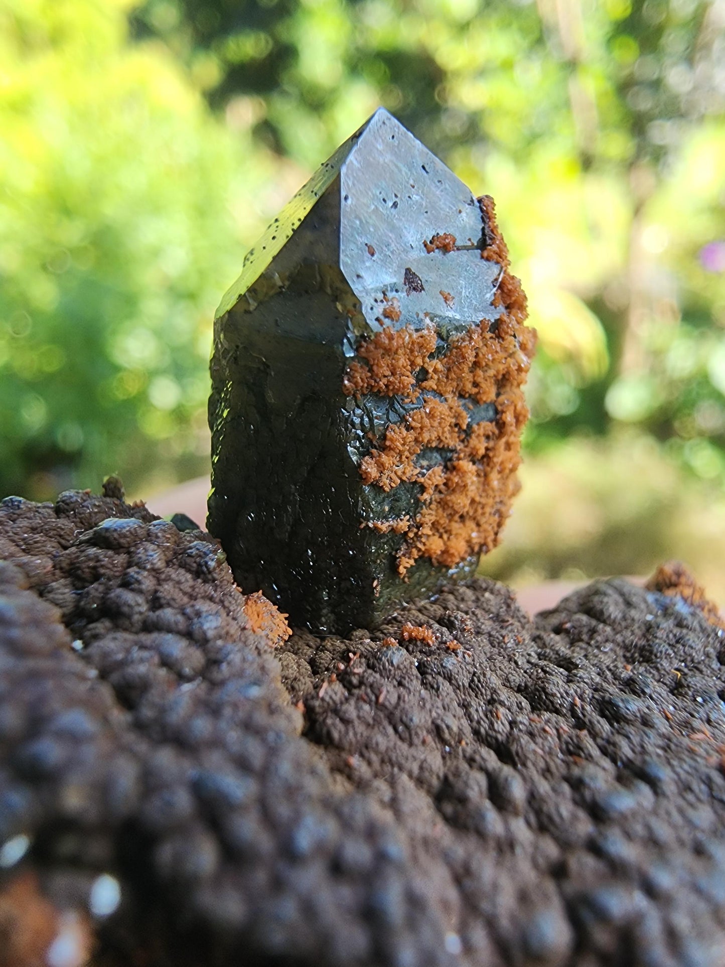 Prase Quartz from Potosi mine, Chihuahua, Mexico
