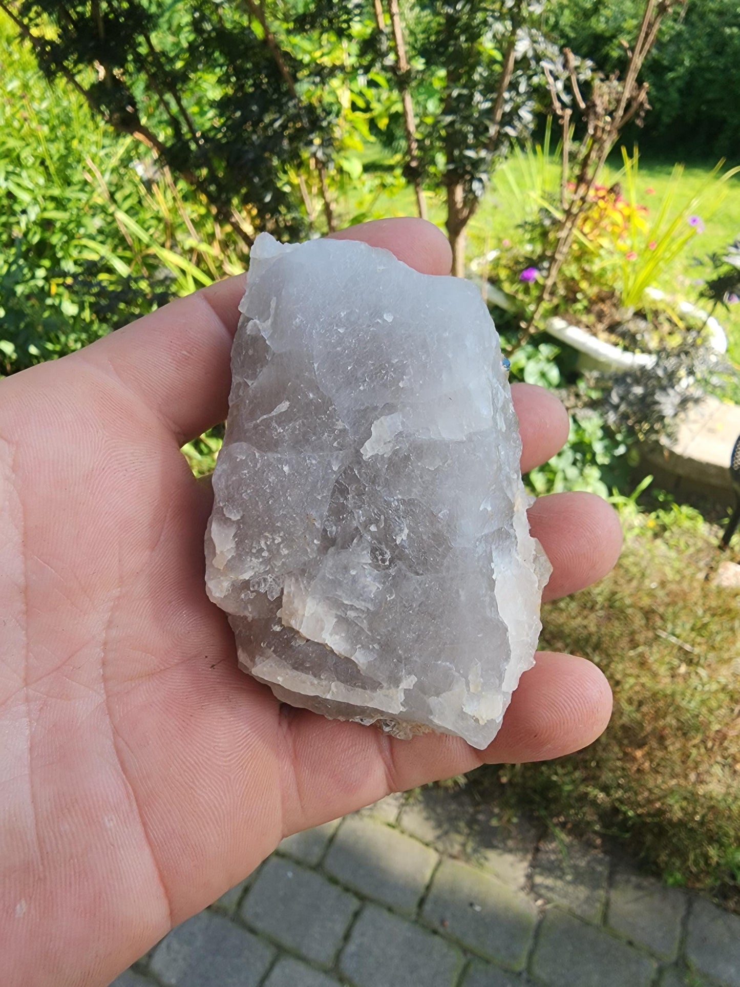 Golden Rutile Star in Quartz with Opal from Bahia, Brazil
