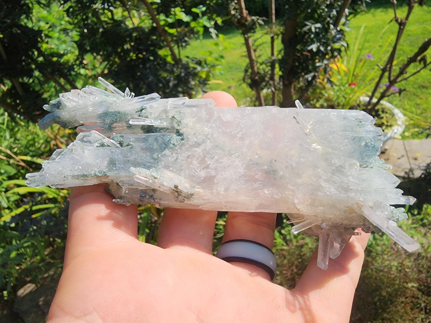 Quartz with Chlorite from Santander, Colombia