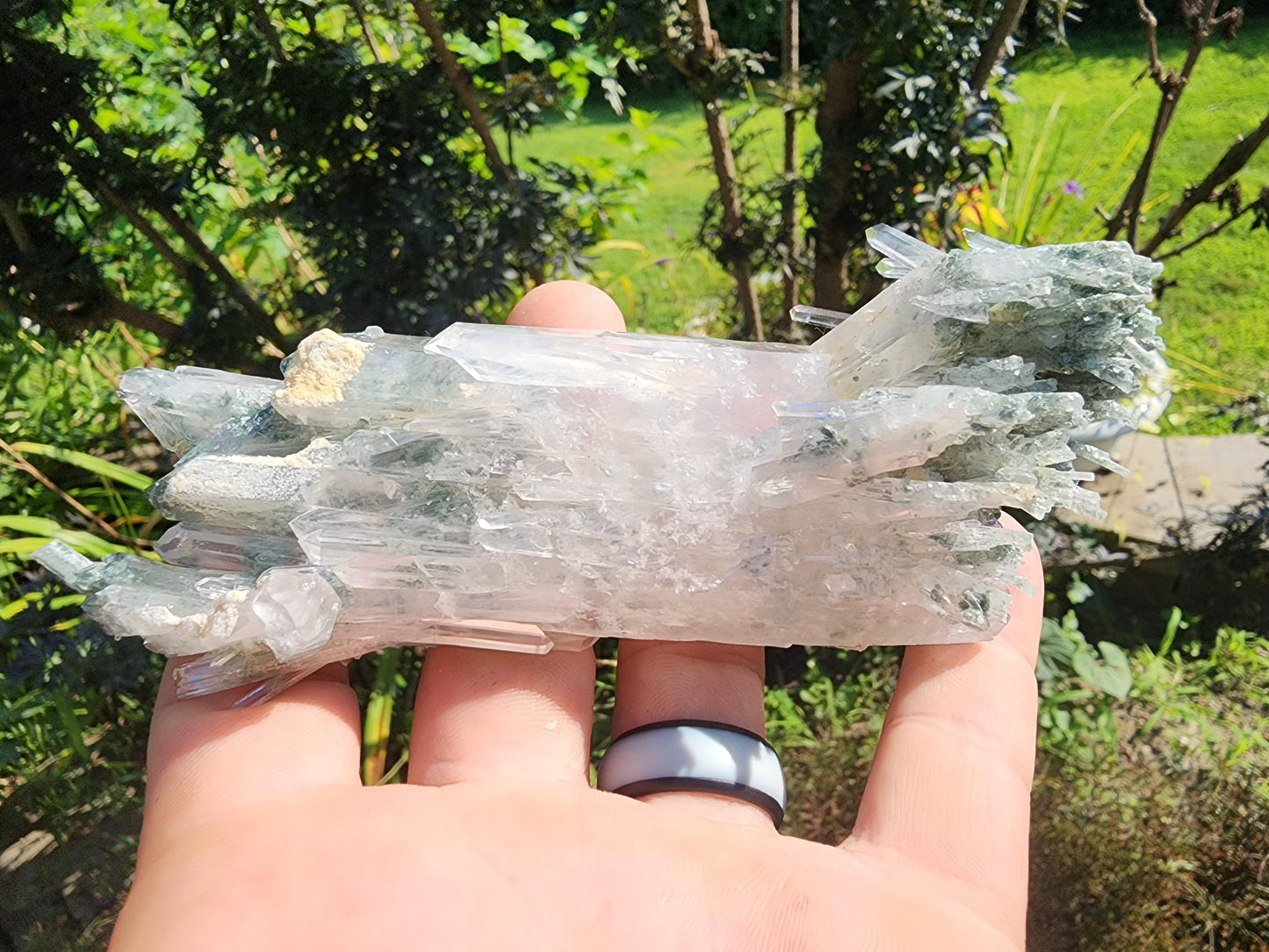 Quartz with Chlorite from Santander, Colombia