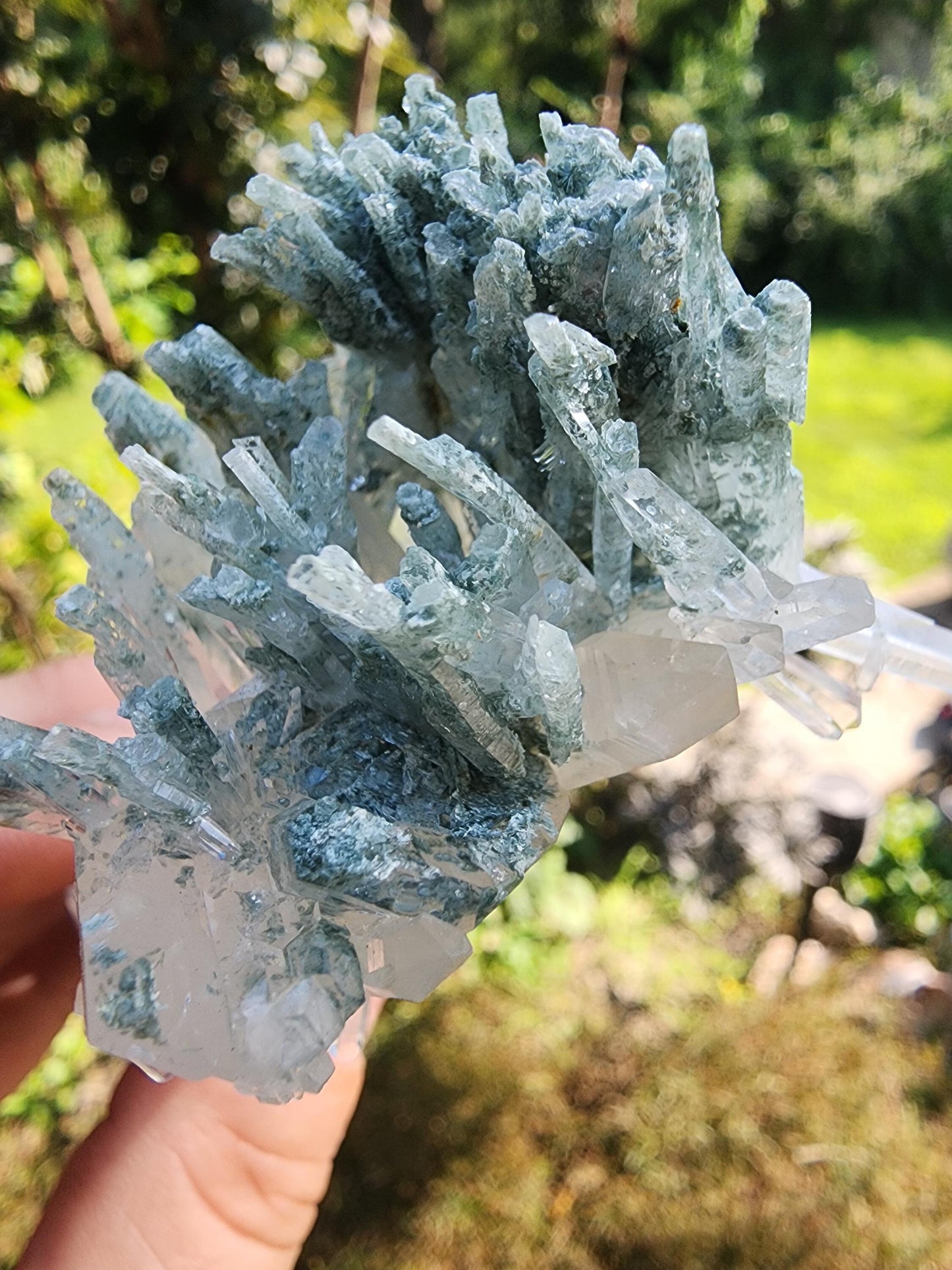 Quartz with Chlorite from Santander, Colombia