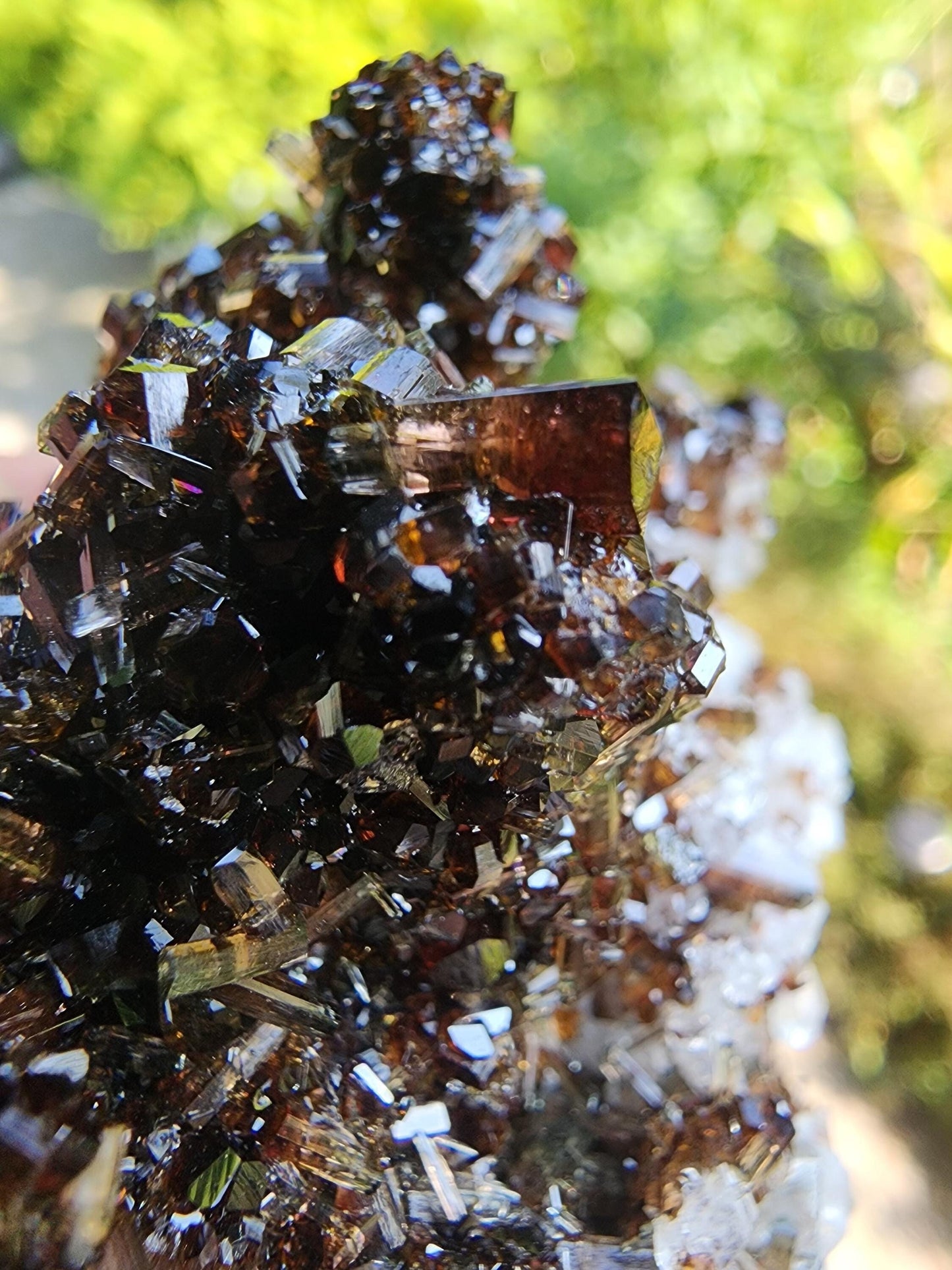 Tourmaline var. Dravite with Magnesite from Brumado, Bahia, Brazil