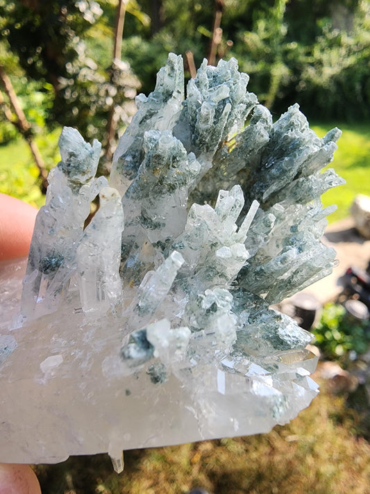 Quartz with Chlorite from Santander, Colombia