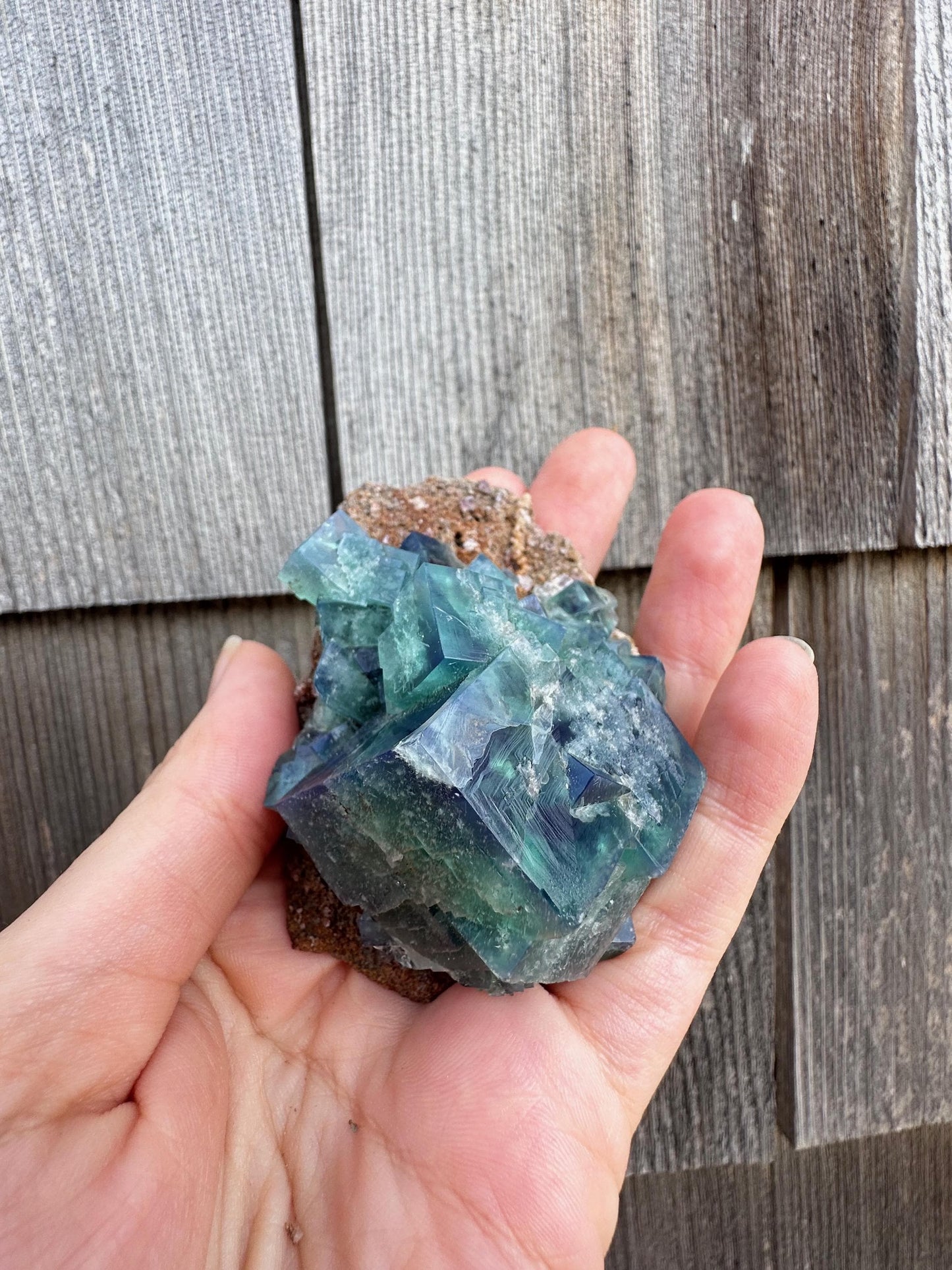 Diana Maria Color Change Fluorite on Matrix from UK