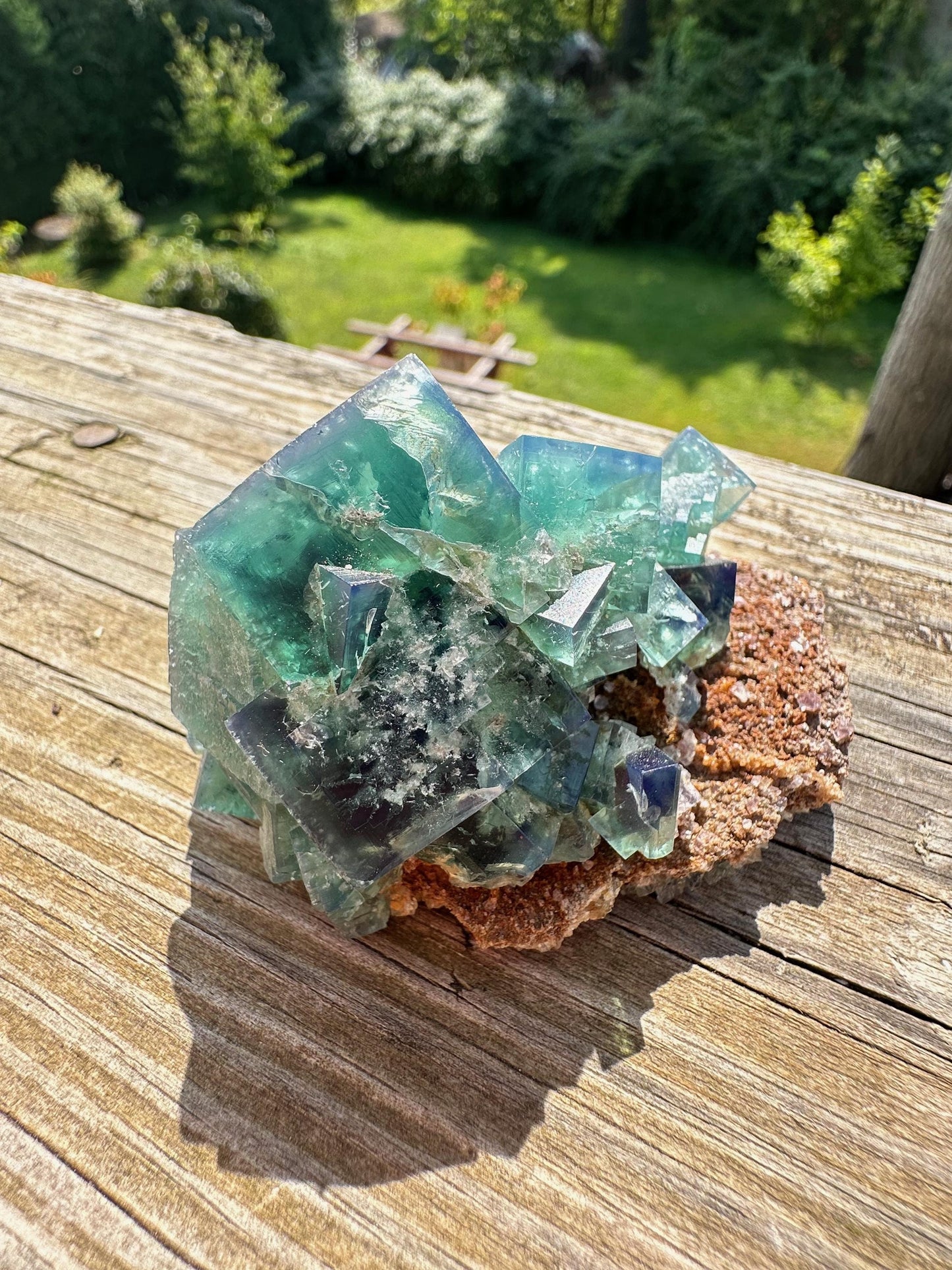Diana Maria Color Change Fluorite on Matrix from UK