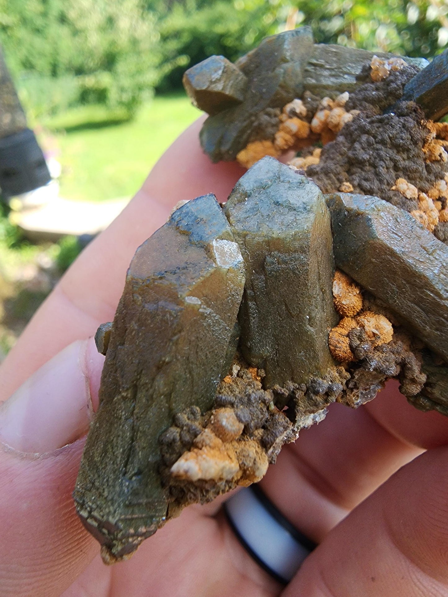 Prase Quartz from Potosi Mine, Chihuahua, Mexico