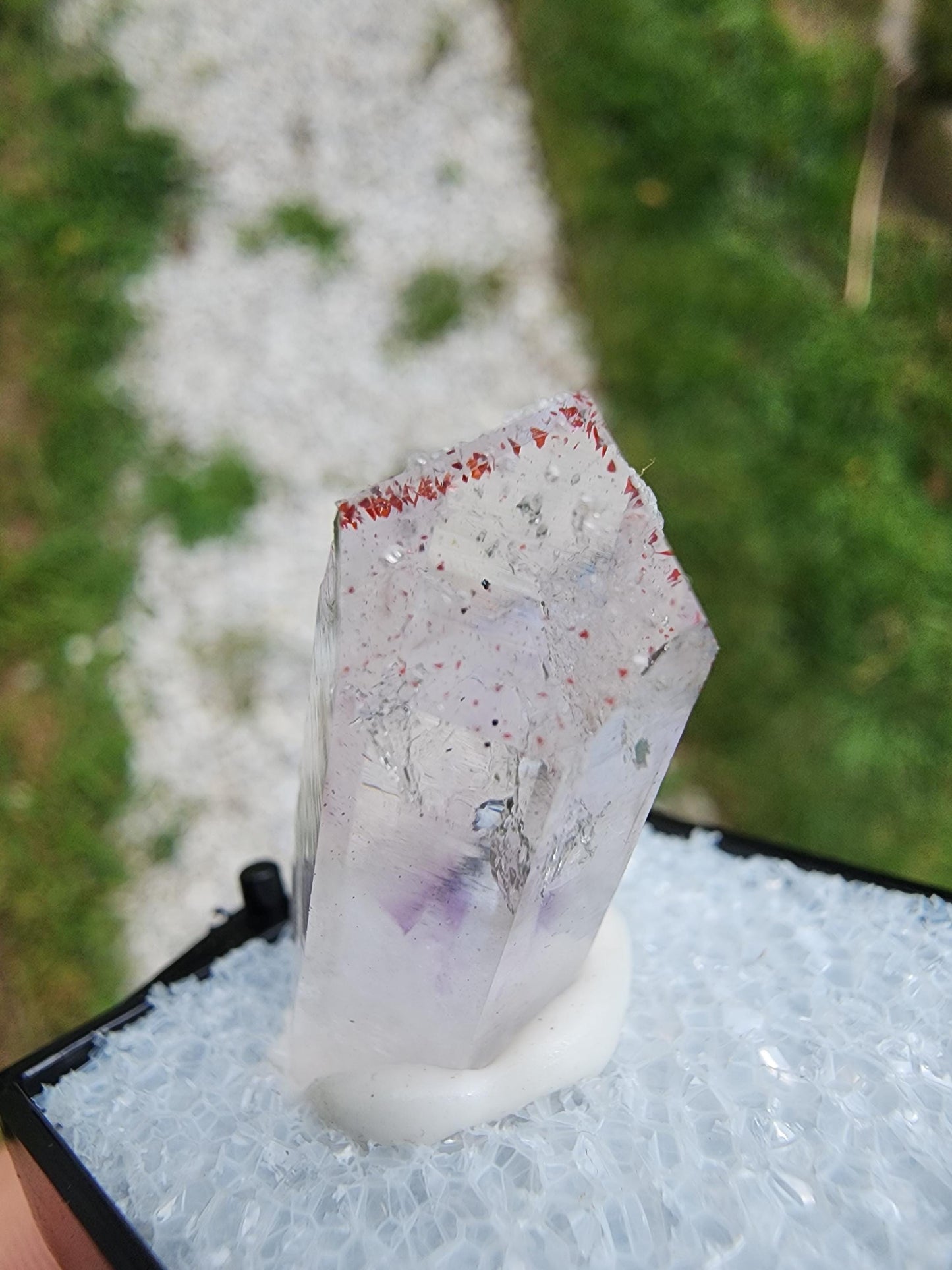 Amethyst Quartz Crystal from Erongo, Namibia