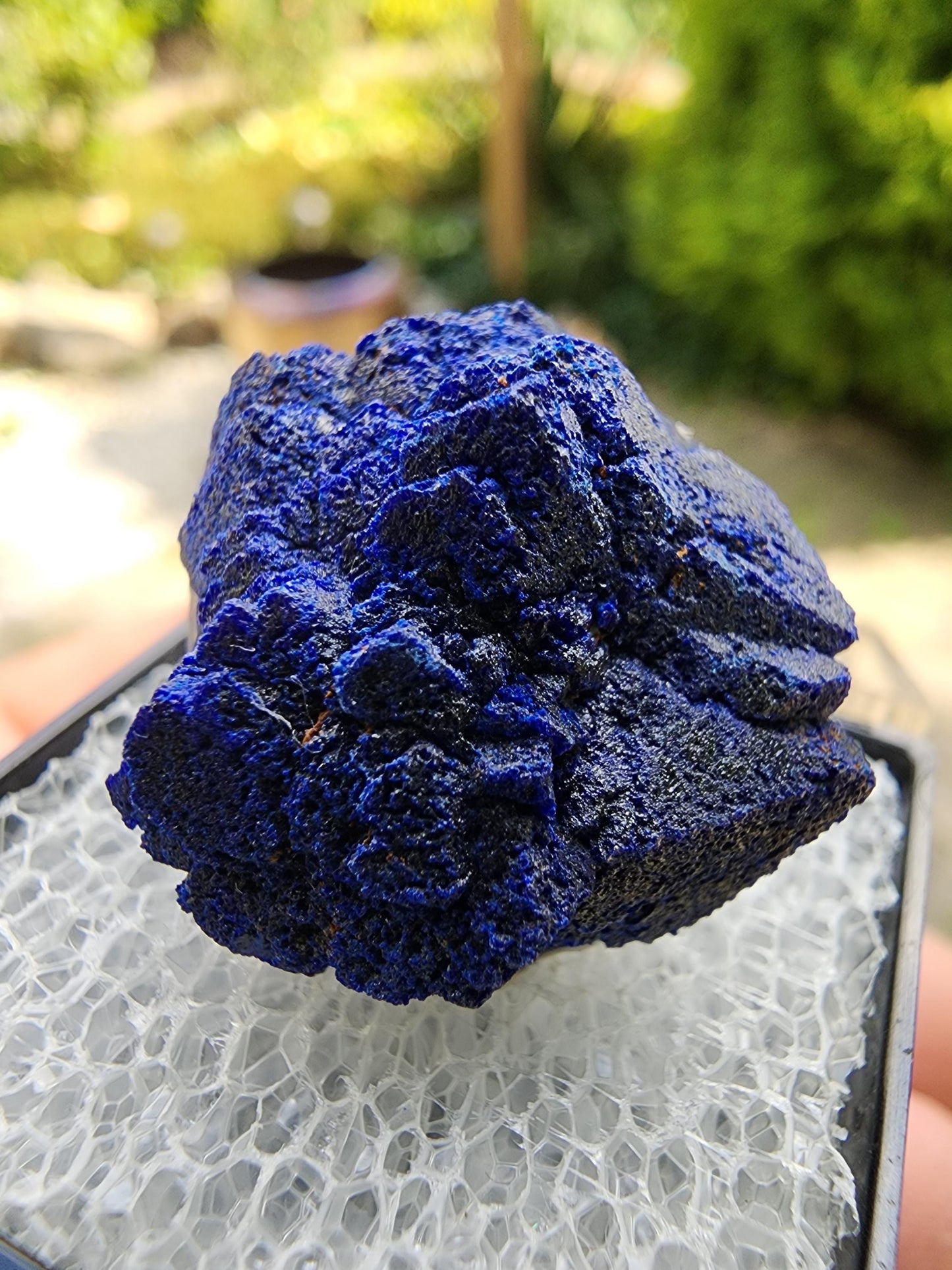 Azurite Rosette from Morenci, Arizona