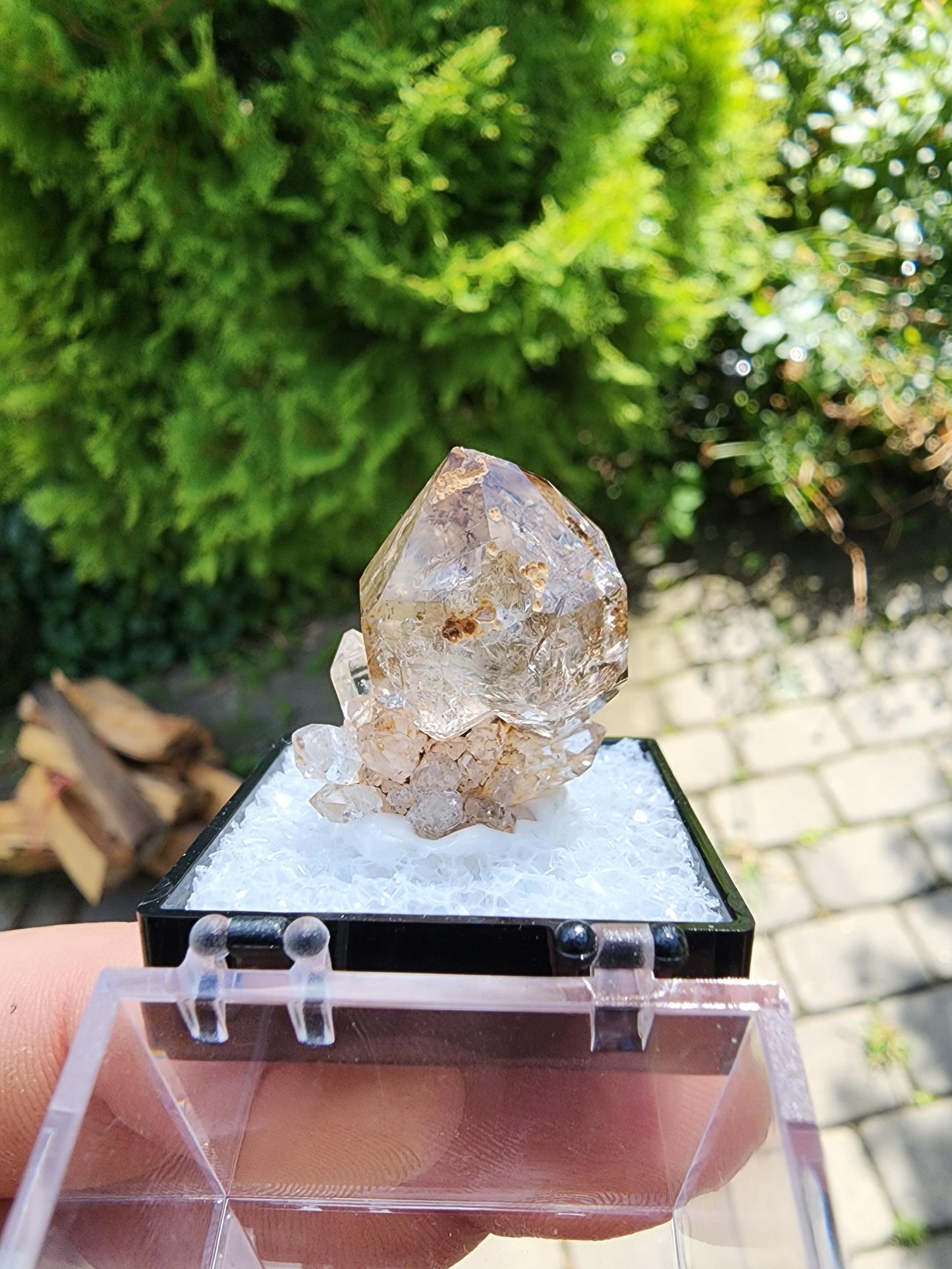 Quartz Crystal Cluster from Erongo, Namibia