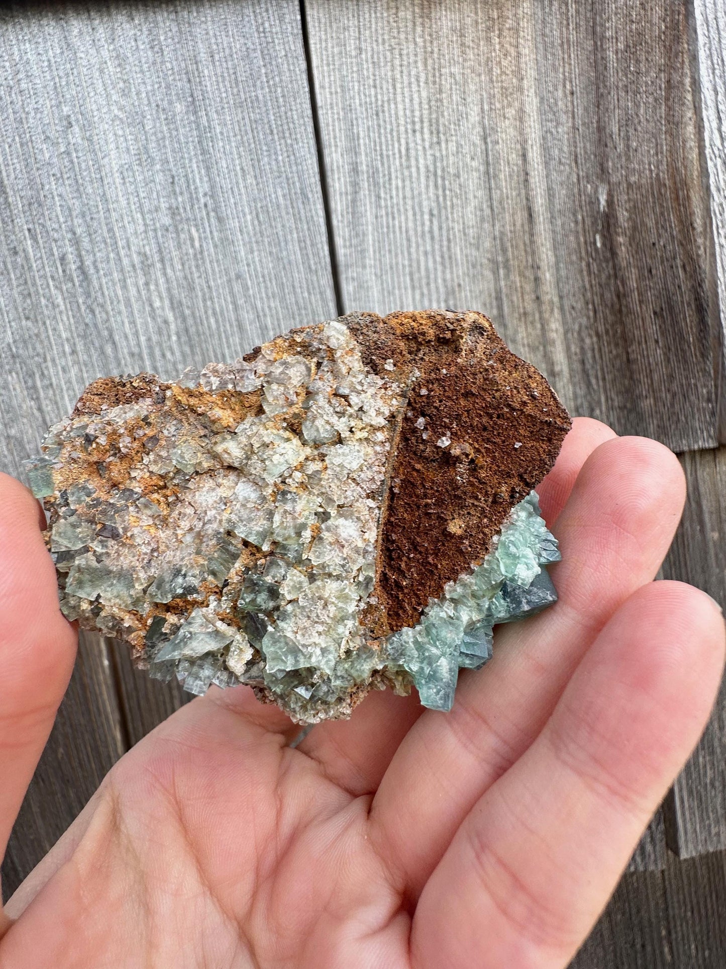 Diana Maria Color Change Fluorite on Matrix from UK