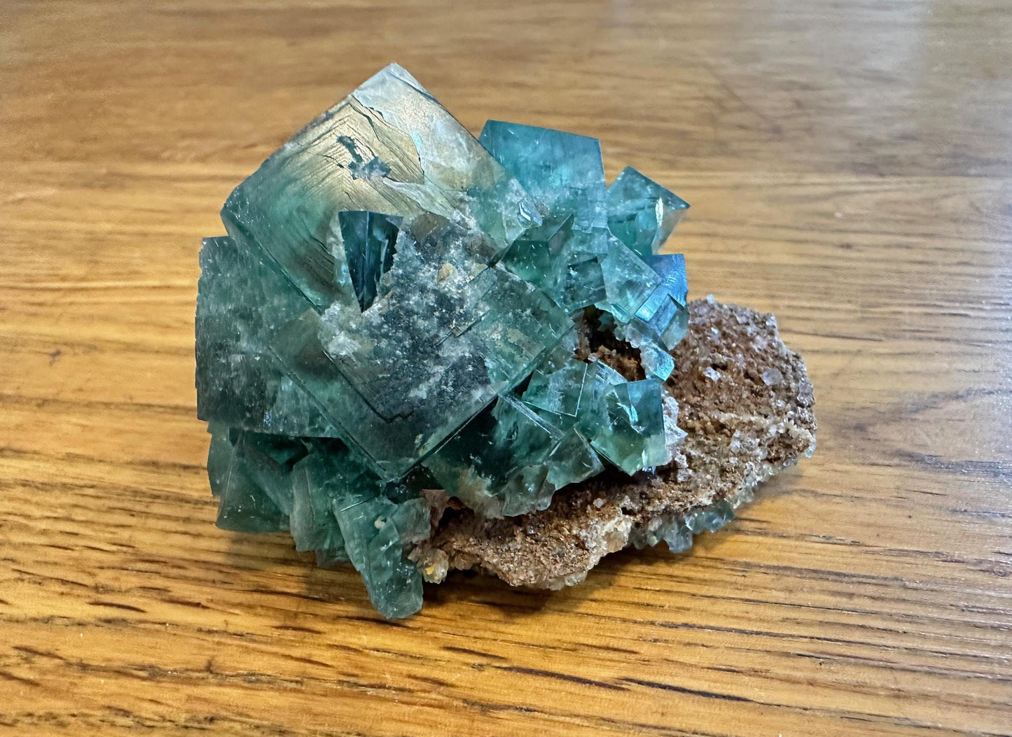 Diana Maria Color Change Fluorite on Matrix from UK