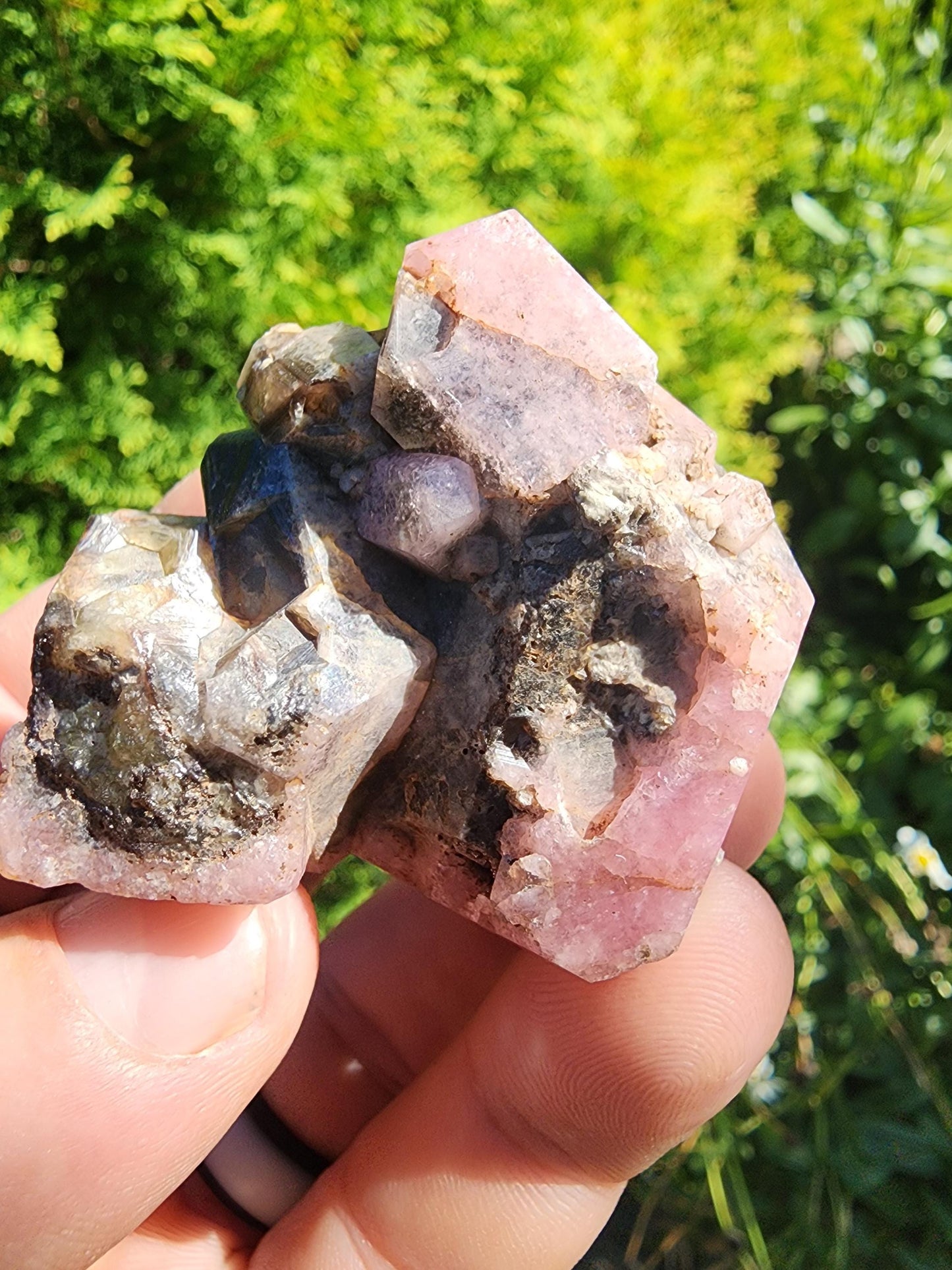 Pink Grossular Garnet from Xalostoc, Mexico