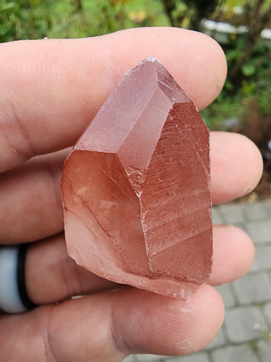 Quartz var. Pink Lemurian Crystal from Brazil