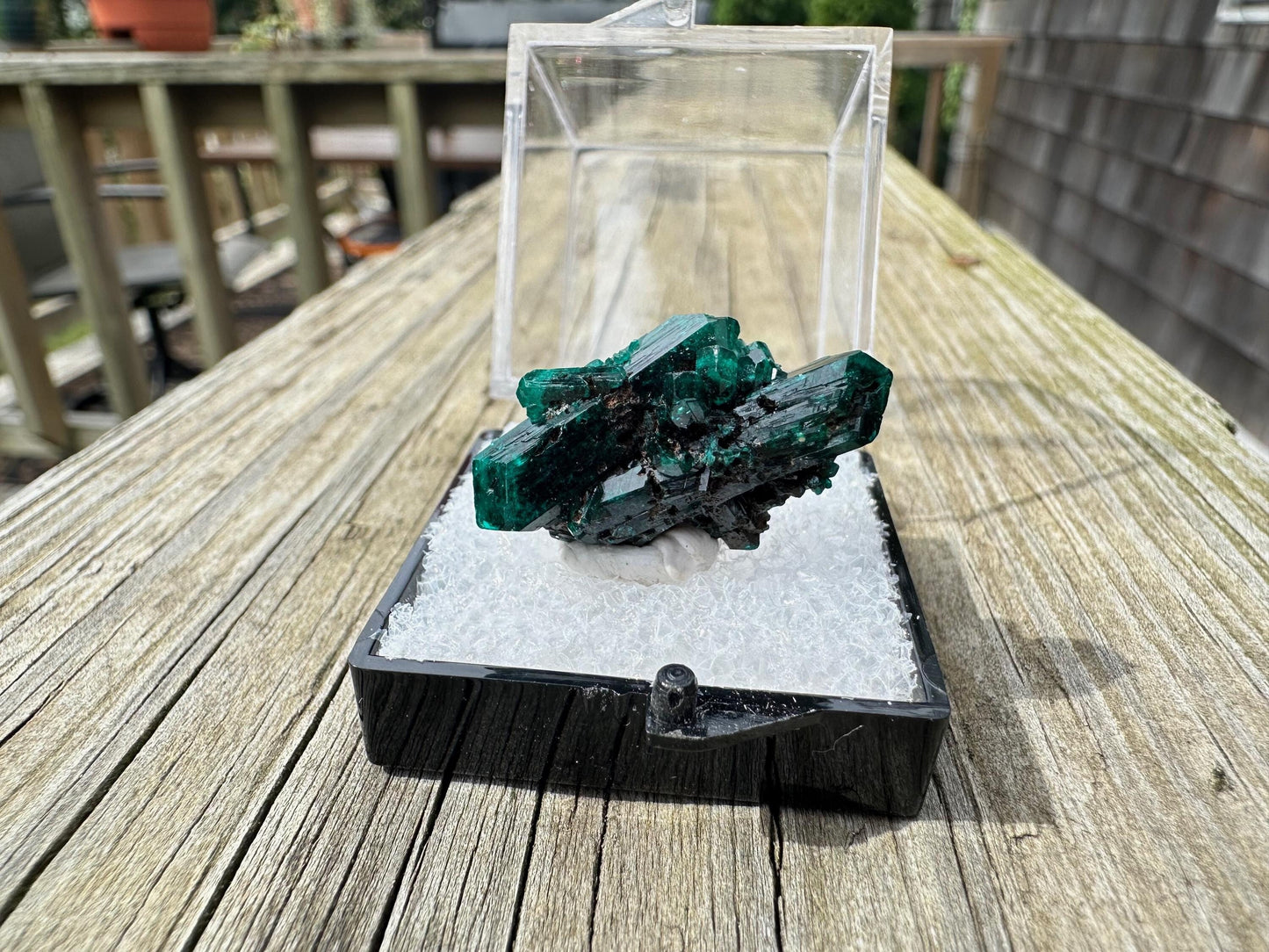 Dioptase Crystal Cluster from Namibia