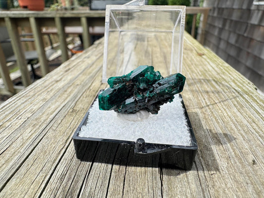 Dioptase Crystal Cluster from Namibia