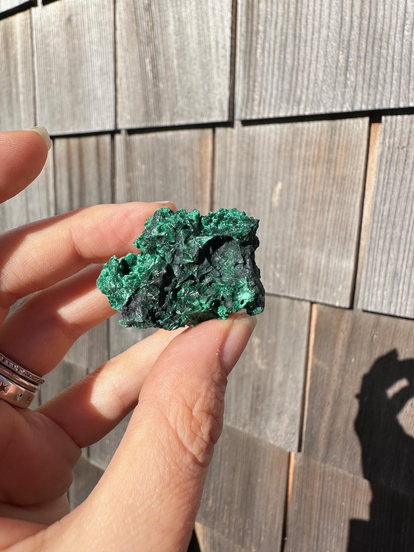 Velvet Malachite Cluster from Congo, Africa