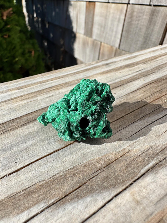 Velvet Malachite Cluster from Congo, Africa