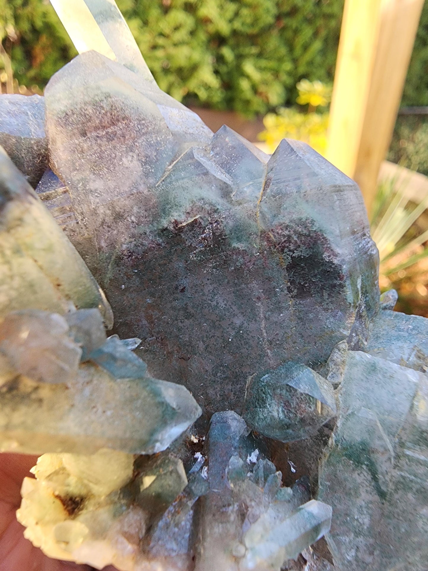 Himalayan Phantom Quartz Cluster Kullu Valley, India