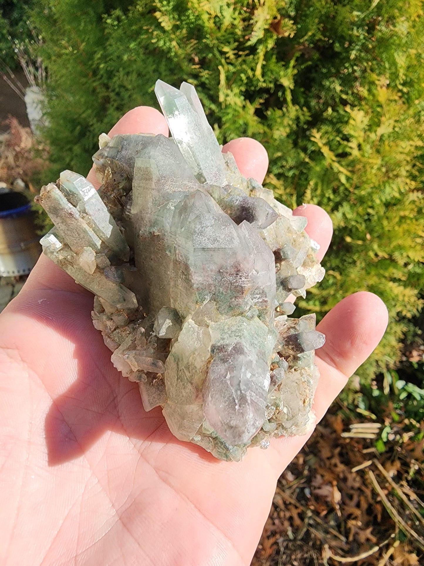 Himalayan Phantom Quartz Cluster Kullu Valley, India