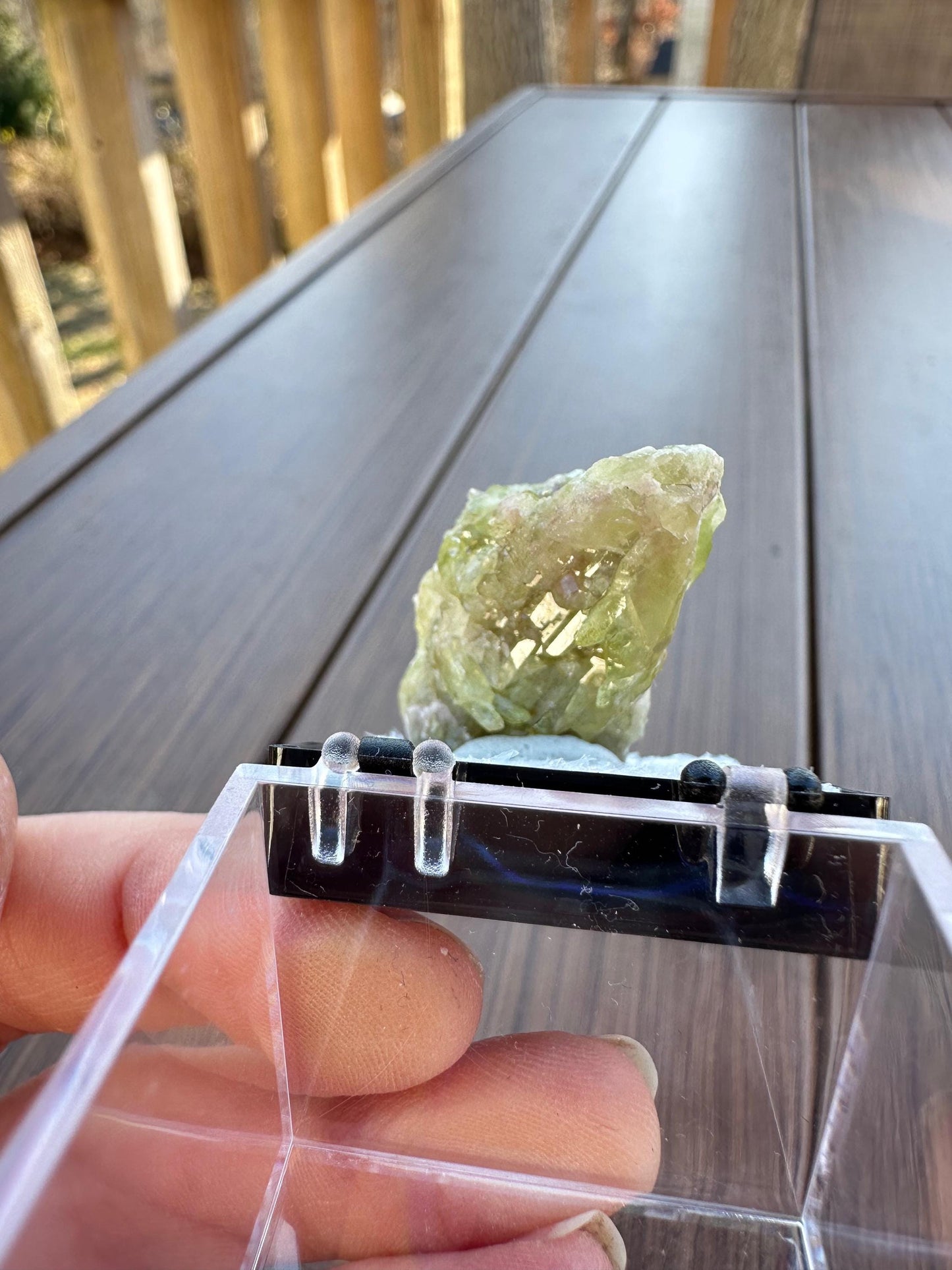 Green Vesuvianite Crystal Cluster from Jeffrey Mine Canada