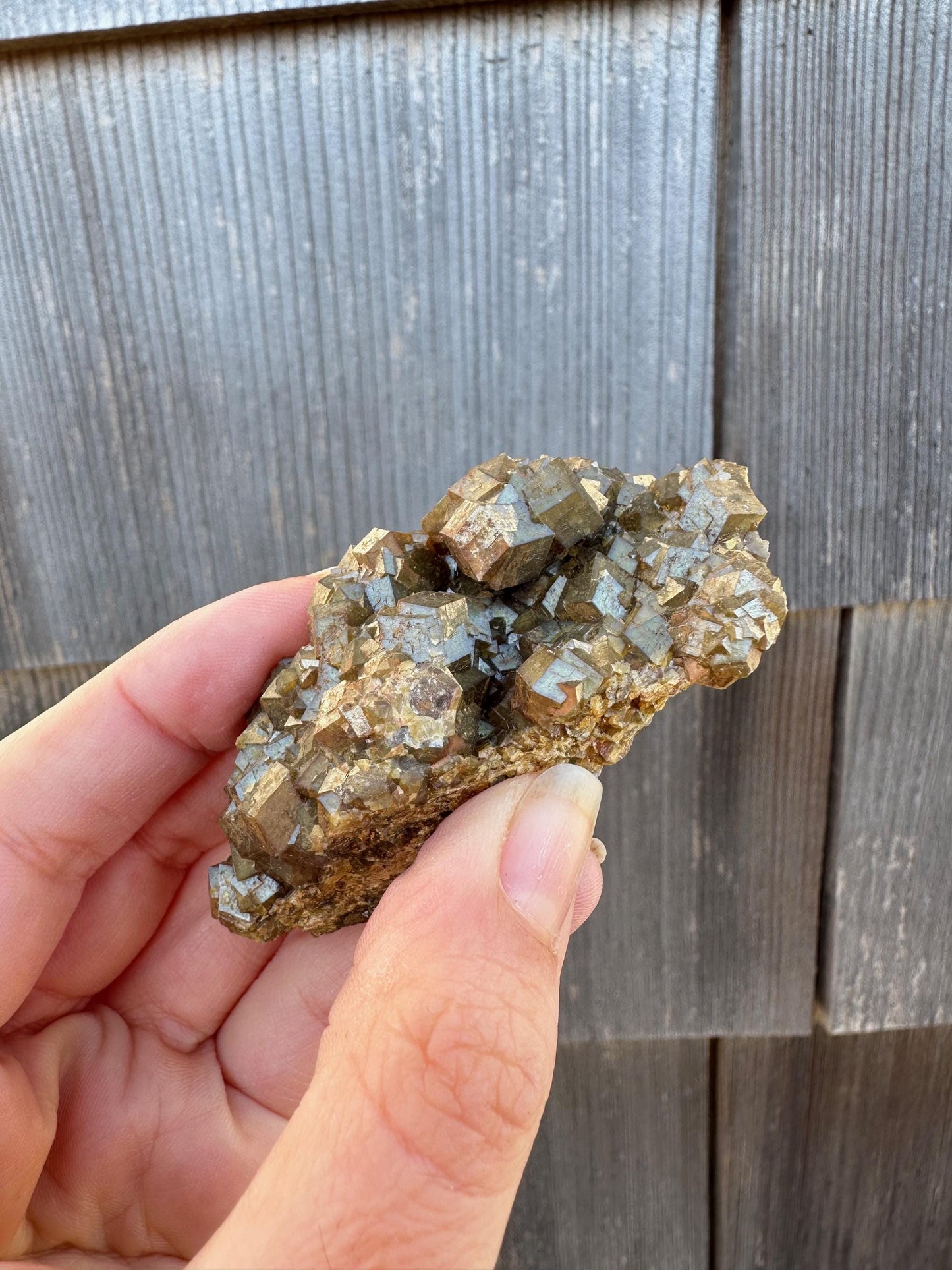 Iridescent Andradite Garnet Crystals from Arizona USA