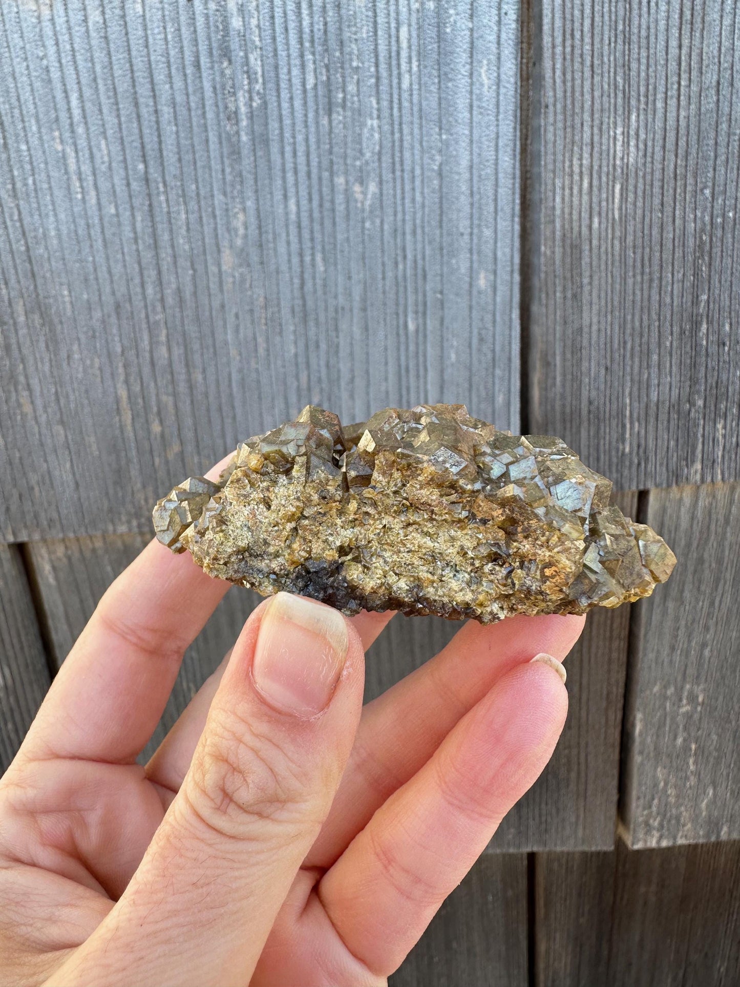 Iridescent Andradite Garnet Crystals from Arizona USA