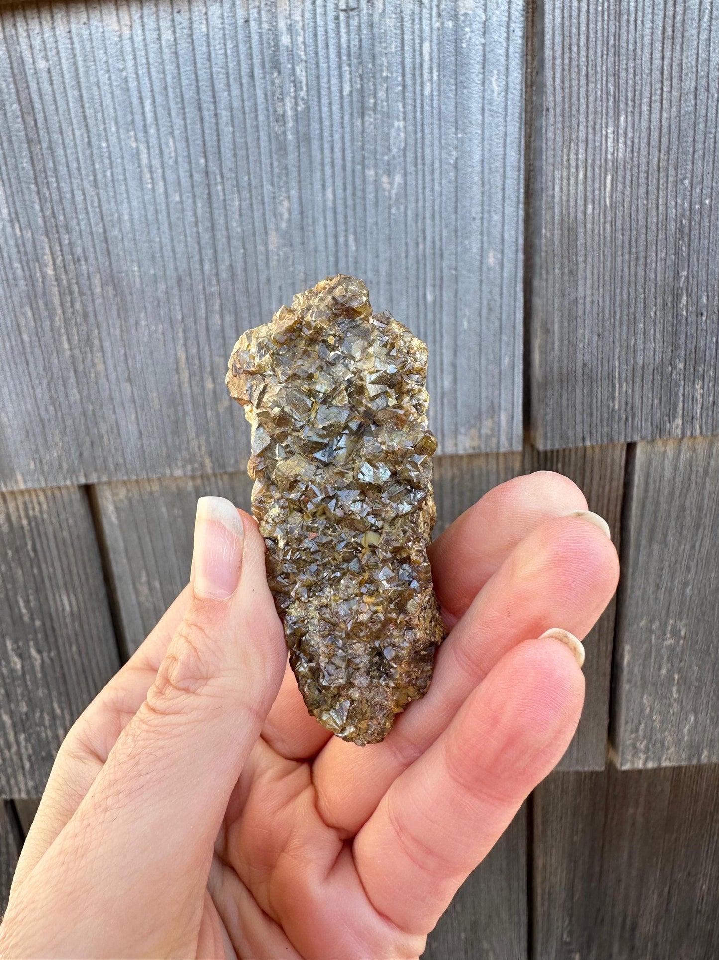 Iridescent Andradite Garnet Crystals from Arizona USA