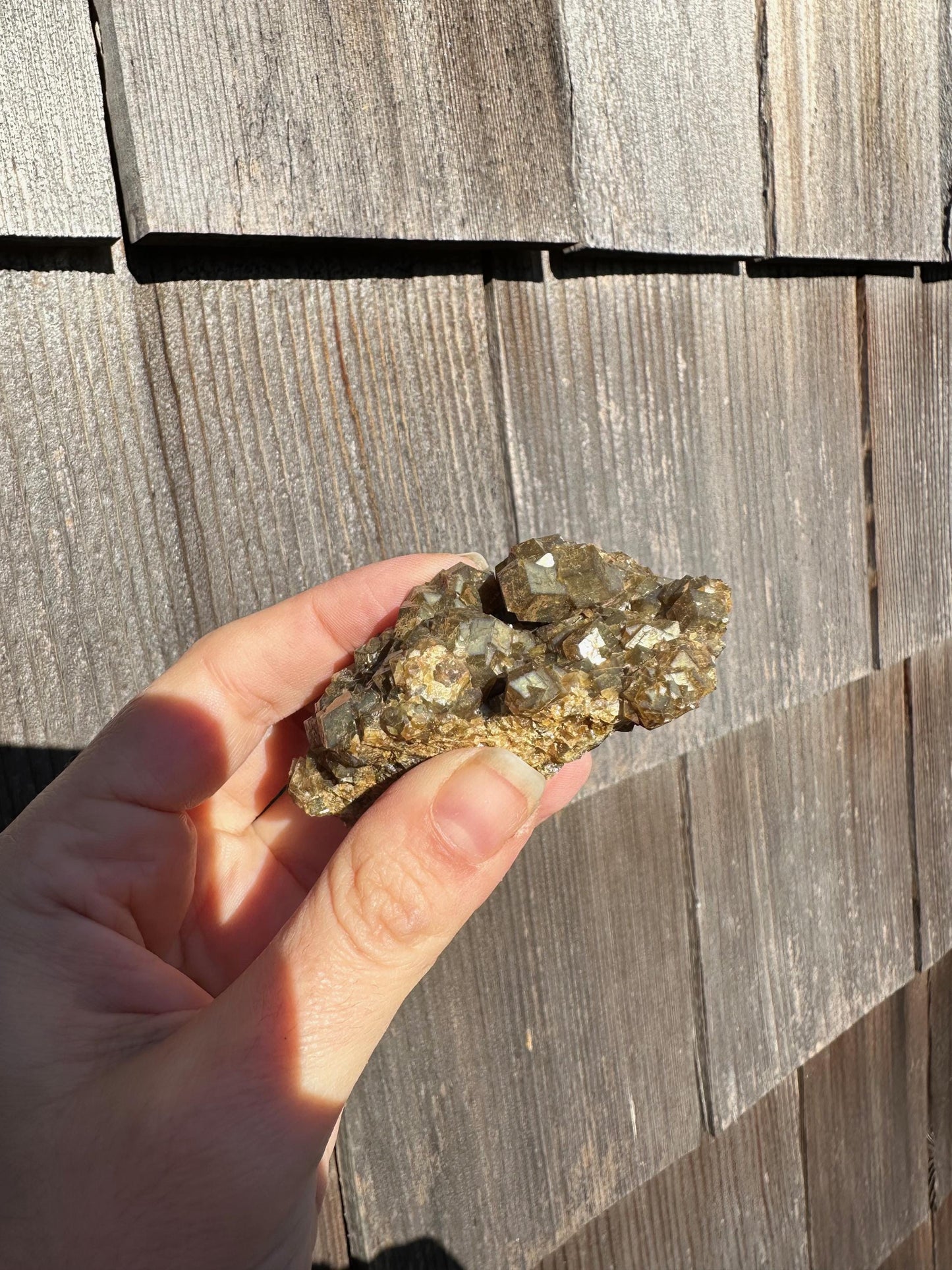 Iridescent Andradite Garnet Crystals from Arizona USA
