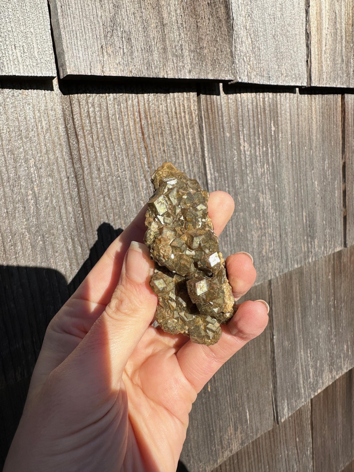 Iridescent Andradite Garnet Crystals from Arizona USA