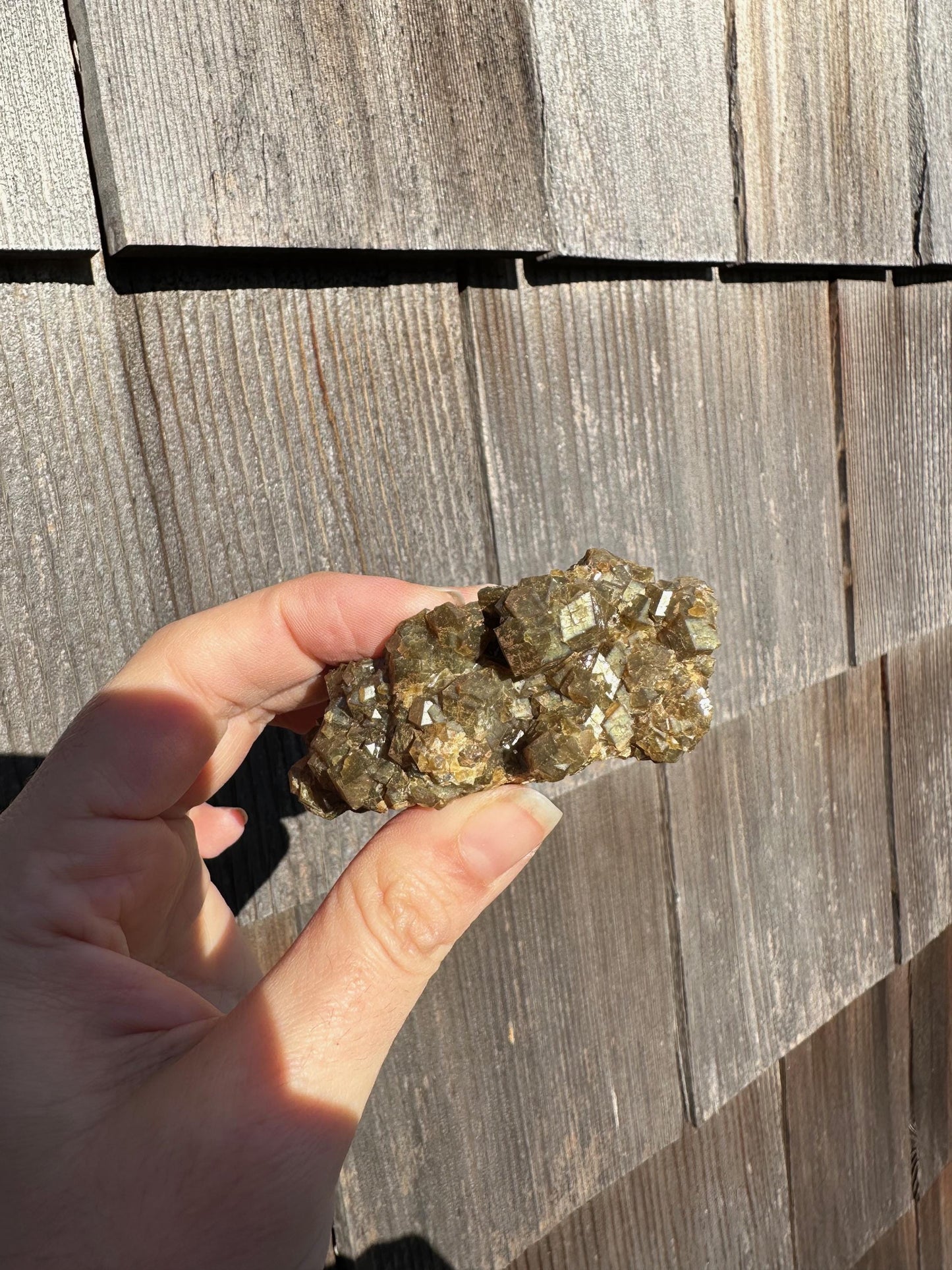 Iridescent Andradite Garnet Crystals from Arizona USA