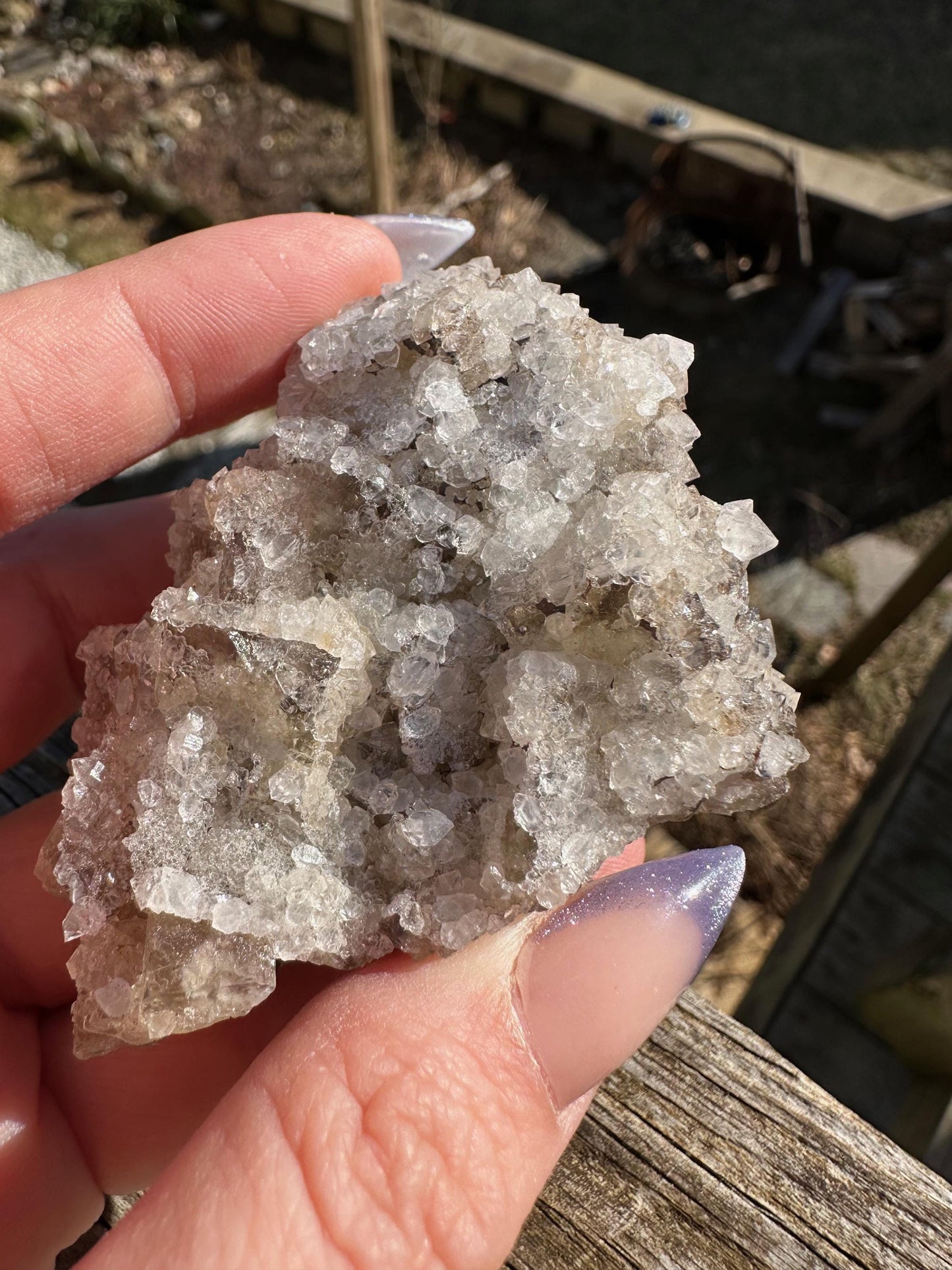 Yellow Fluorite with Quartz from Diana Maria Mine, England