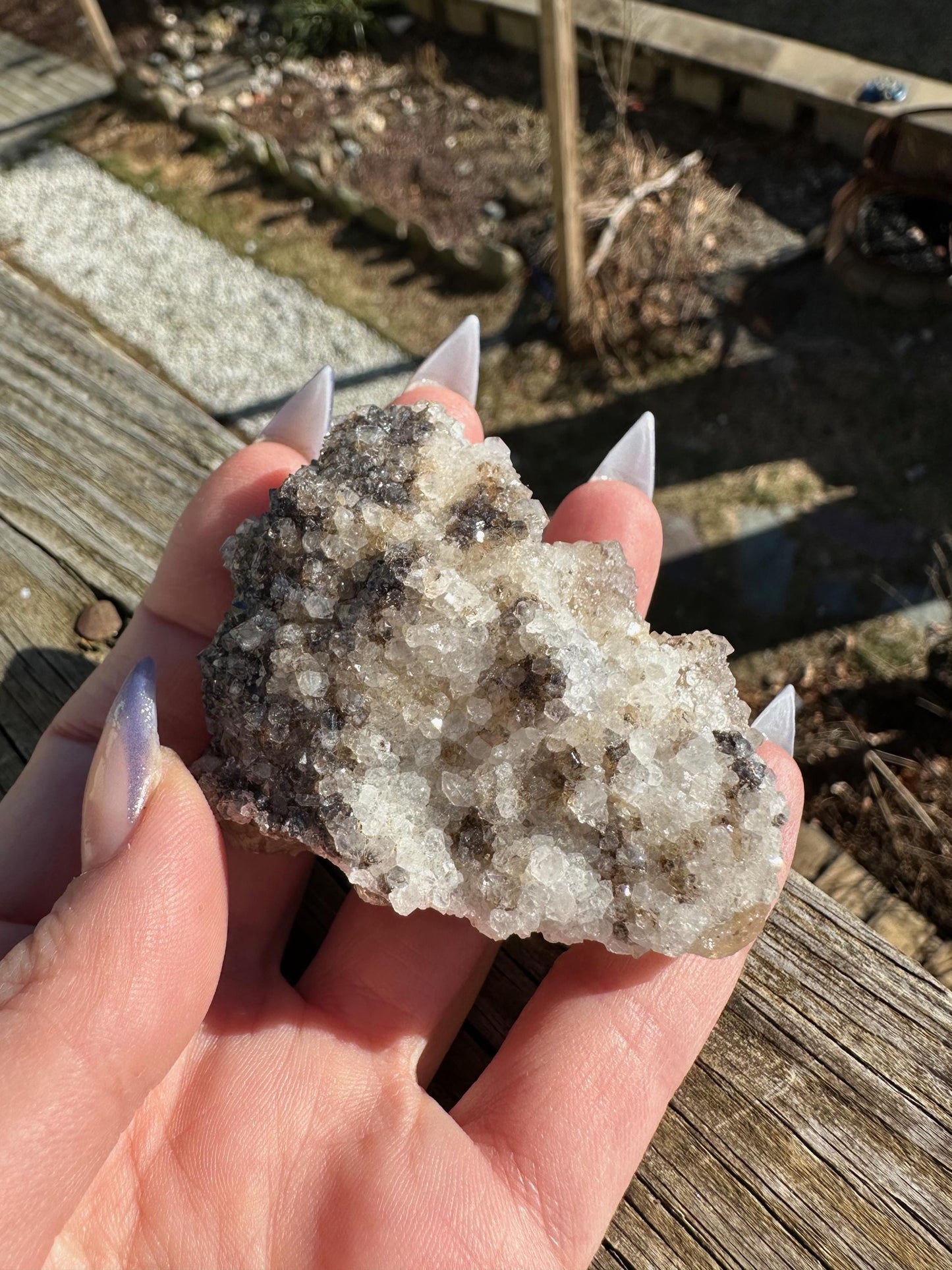 Yellow Fluorite with Quartz from Diana Maria Mine, England