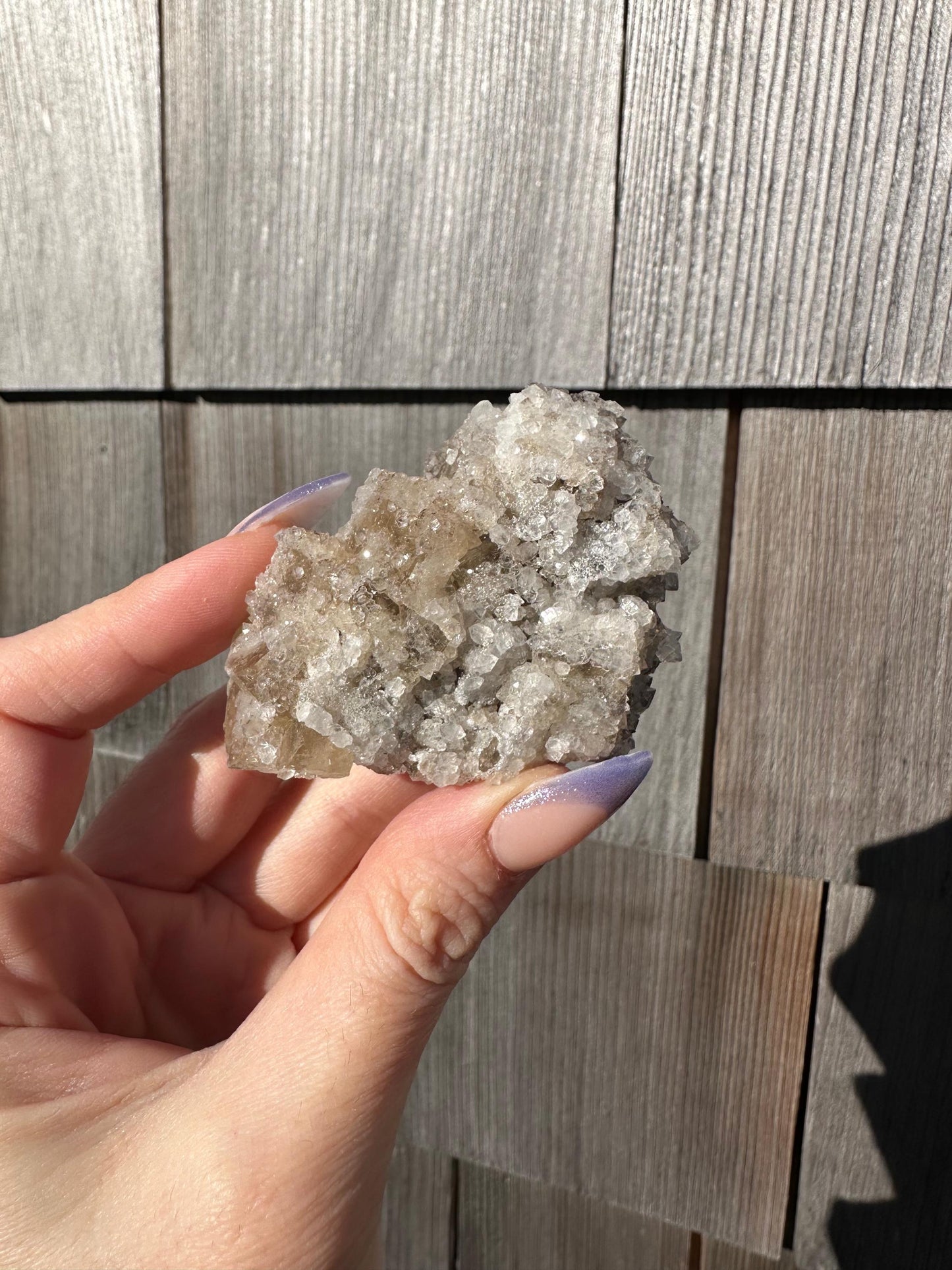 Yellow Fluorite with Quartz from Diana Maria Mine, England