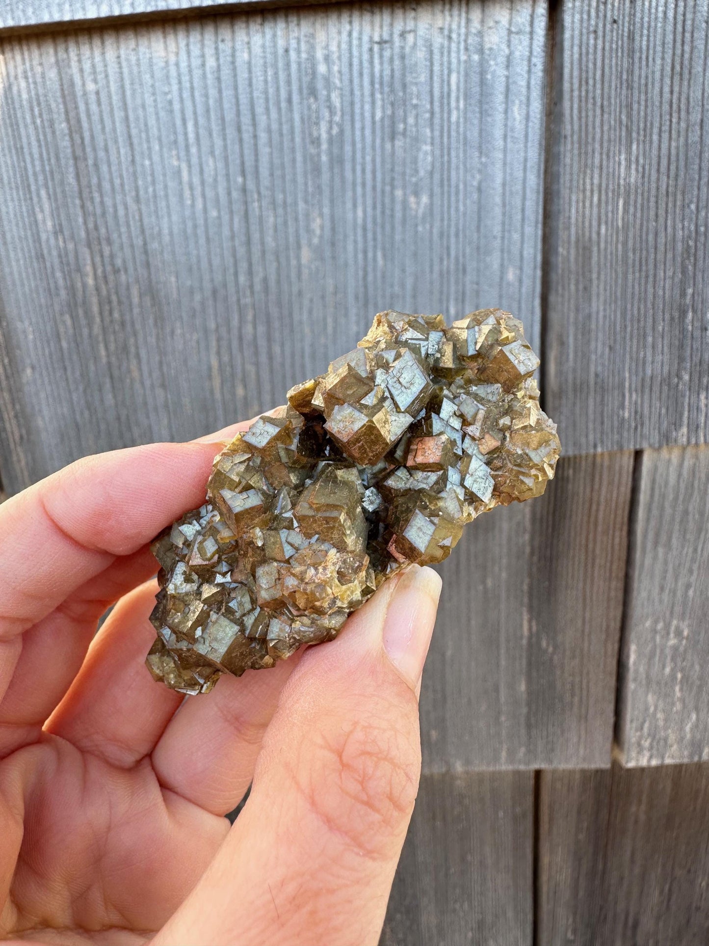 Iridescent Andradite Garnet Crystals from Arizona USA