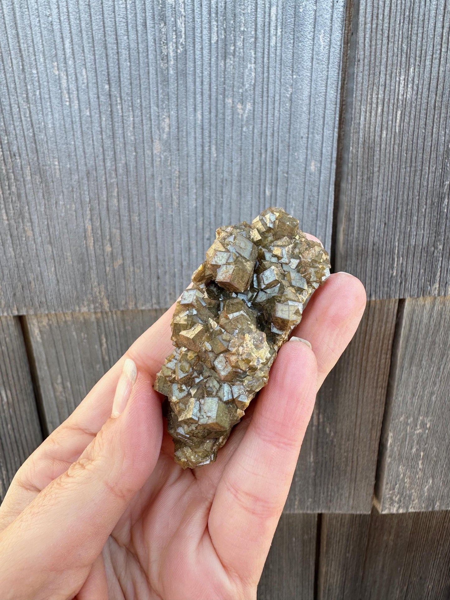 Iridescent Andradite Garnet Crystals from Arizona USA