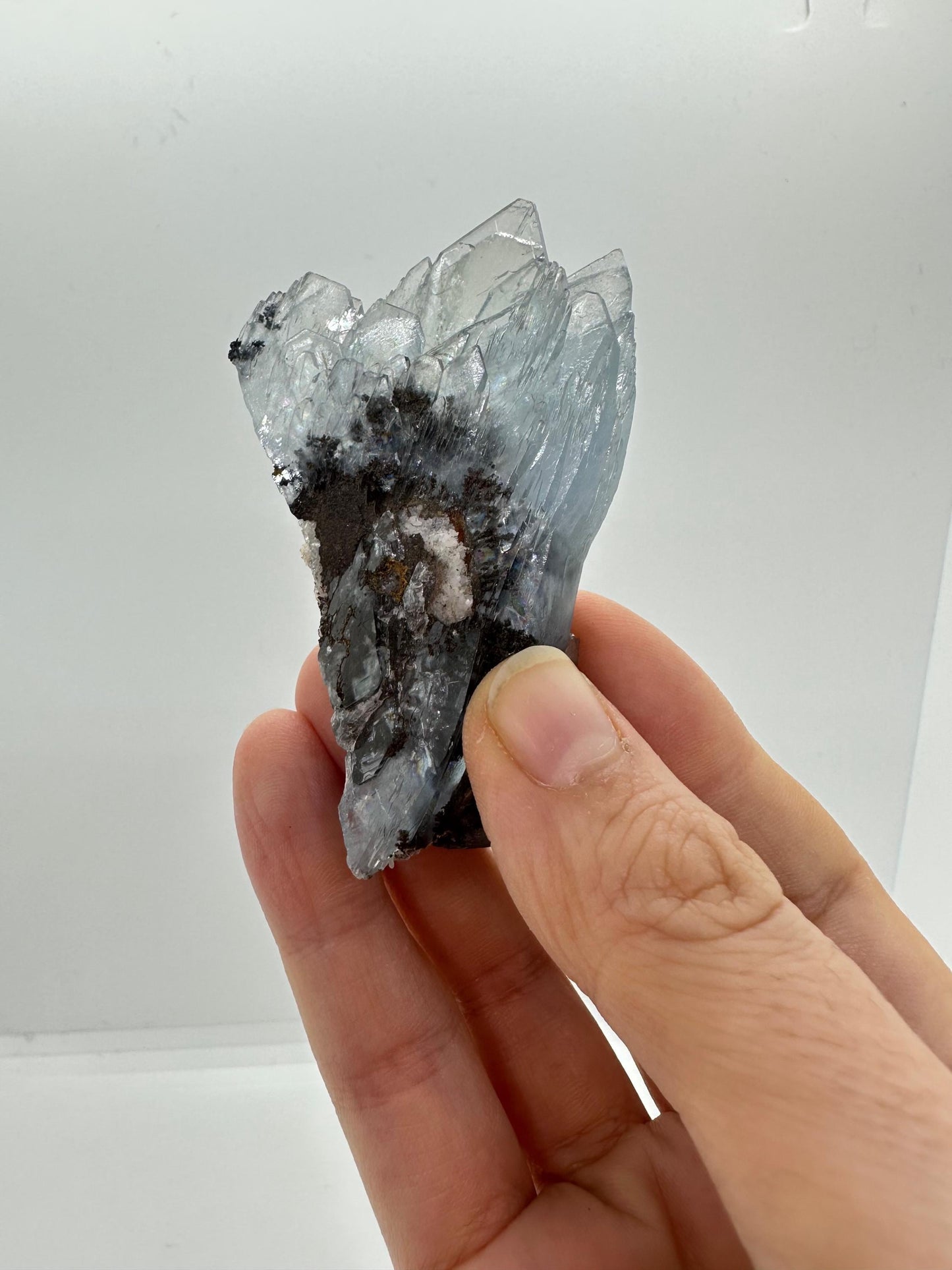 Blue Barite Cluster from Morocco