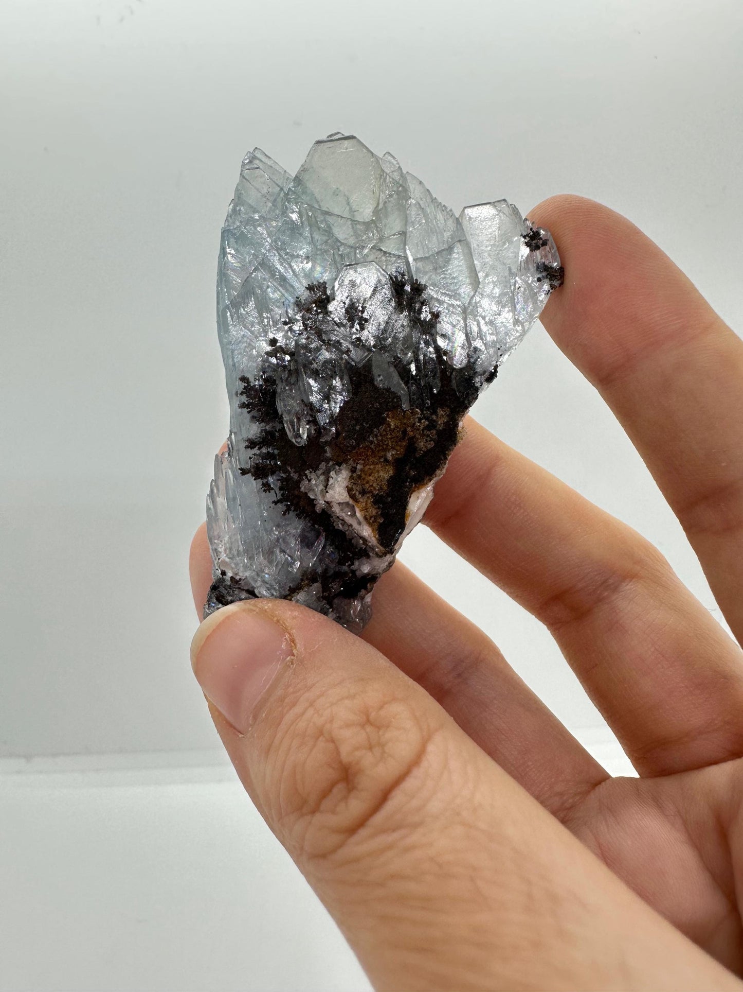 Blue Barite Cluster from Morocco